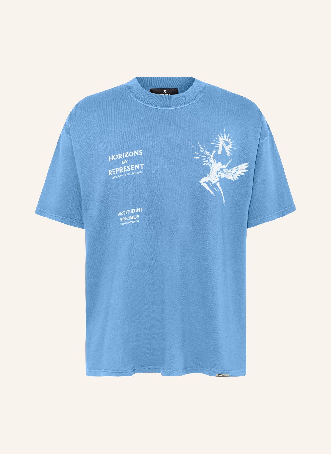 REPRESENT T-Shirt ICARUS, Farbe: BLAU/ WEISS (Bild 1)