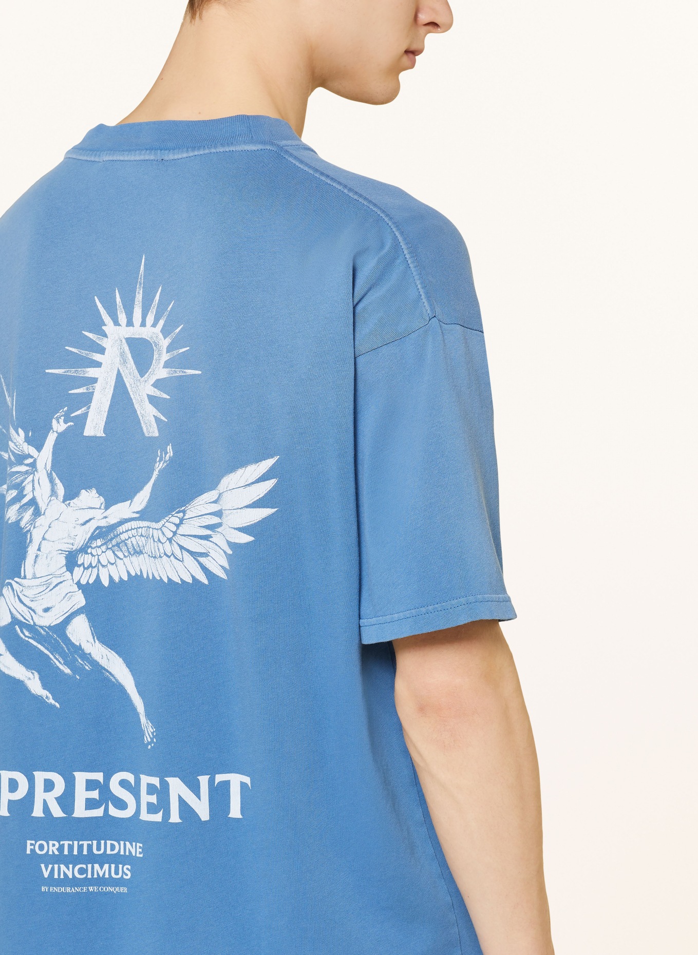 REPRESENT T-Shirt ICARUS, Farbe: BLAU/ WEISS (Bild 4)