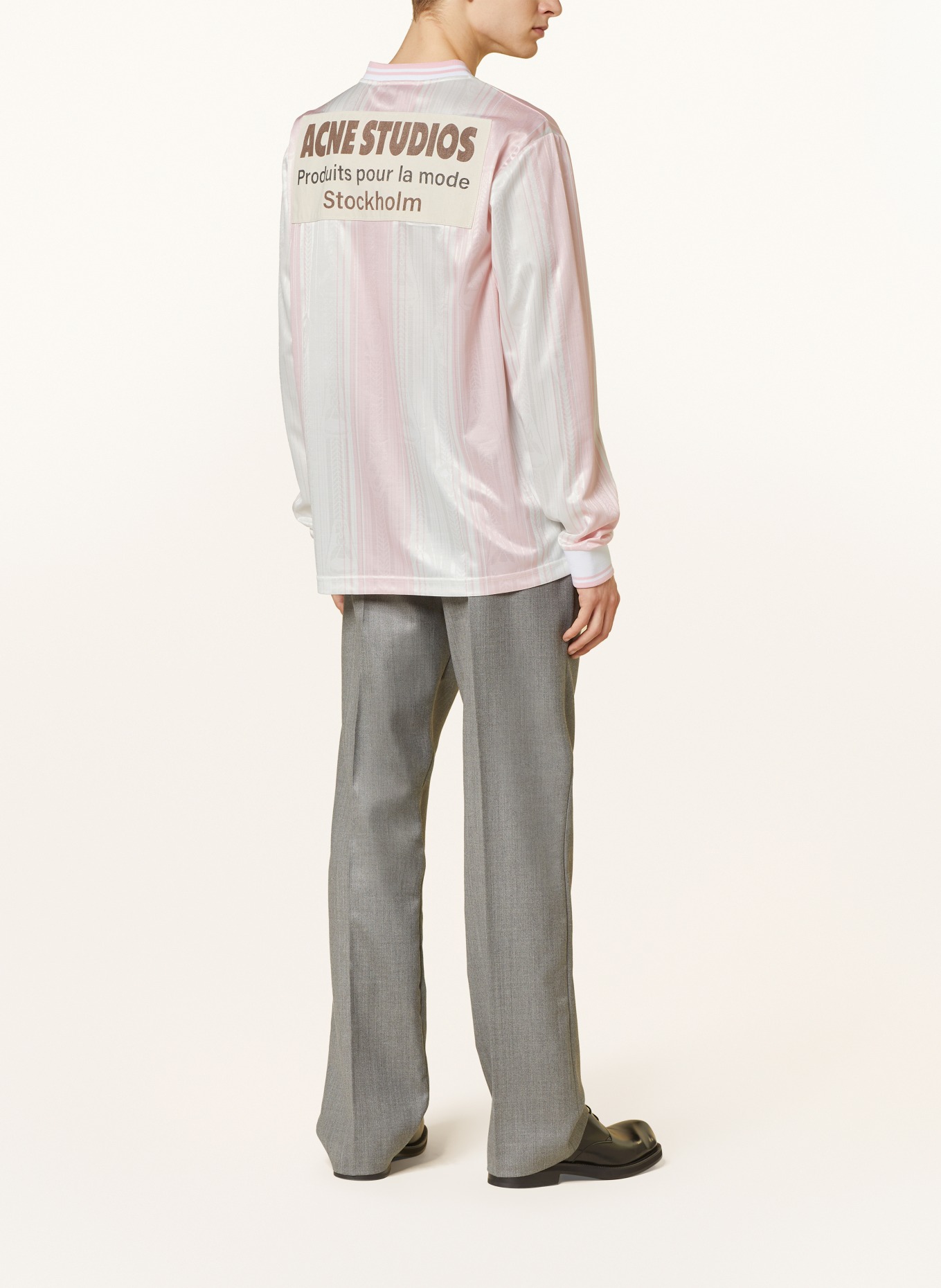 Acne Studios Long sleeve shirt, Color: PINK/ WHITE (Image 3)