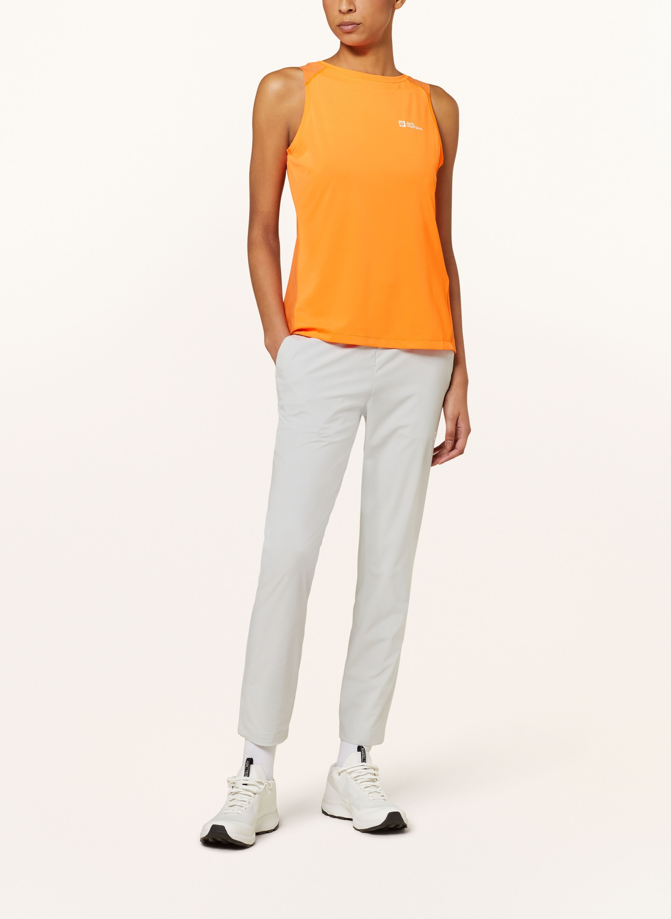 Jack Wolfskin Tanktop PRELIGHT CHILL: NEONORANGE