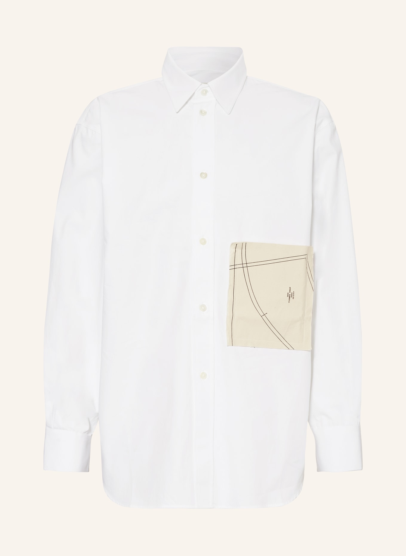 RÓHE Shirt comfort fit, Color: WHITE (Image 1)