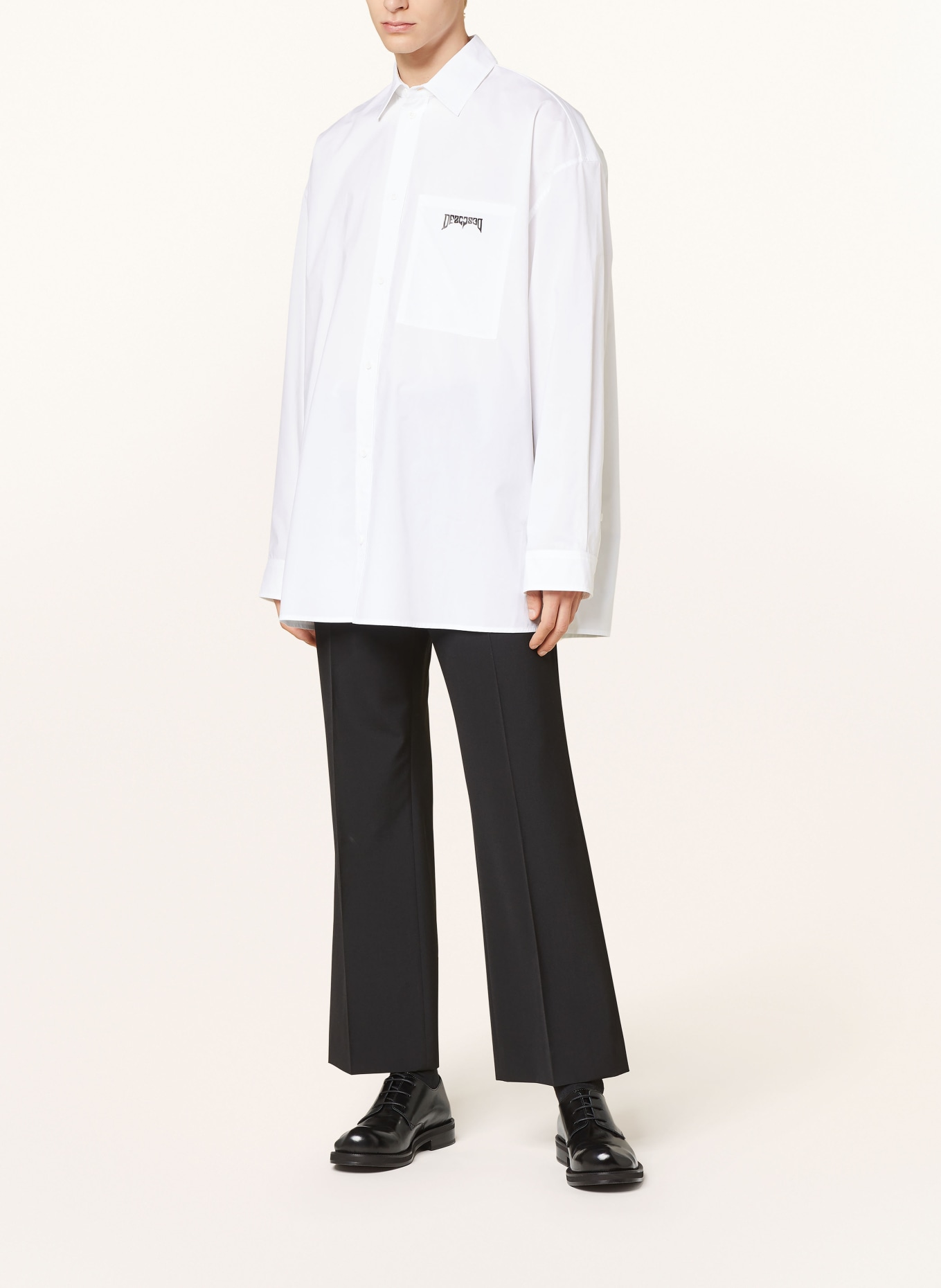 032c Oversized shirt comfort fit, Color: WHITE (Image 3)