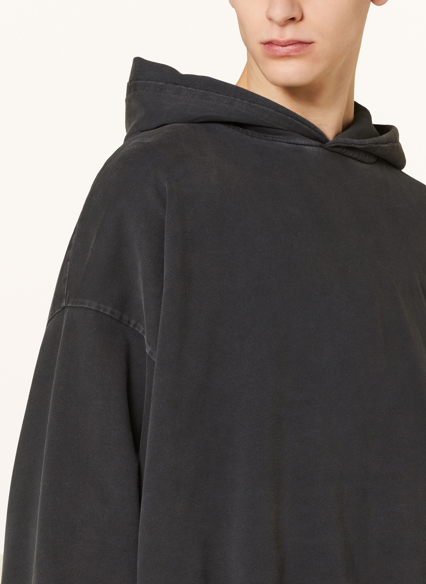 032c Oversized hoodie PSYCHIC LAYERED BUBBLE, Color: BLACK (Image 5)