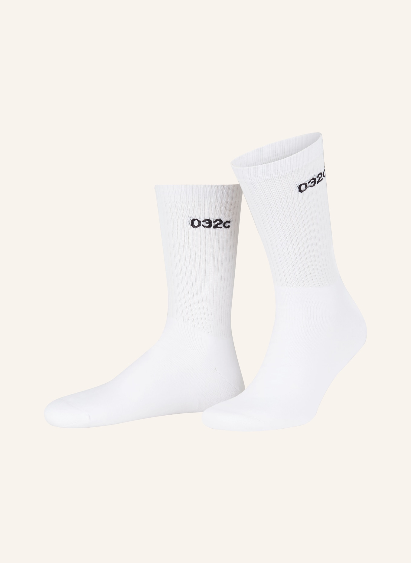 032c Socks REMOVE BEFORE SEX, Color: White - Black (Image 1)