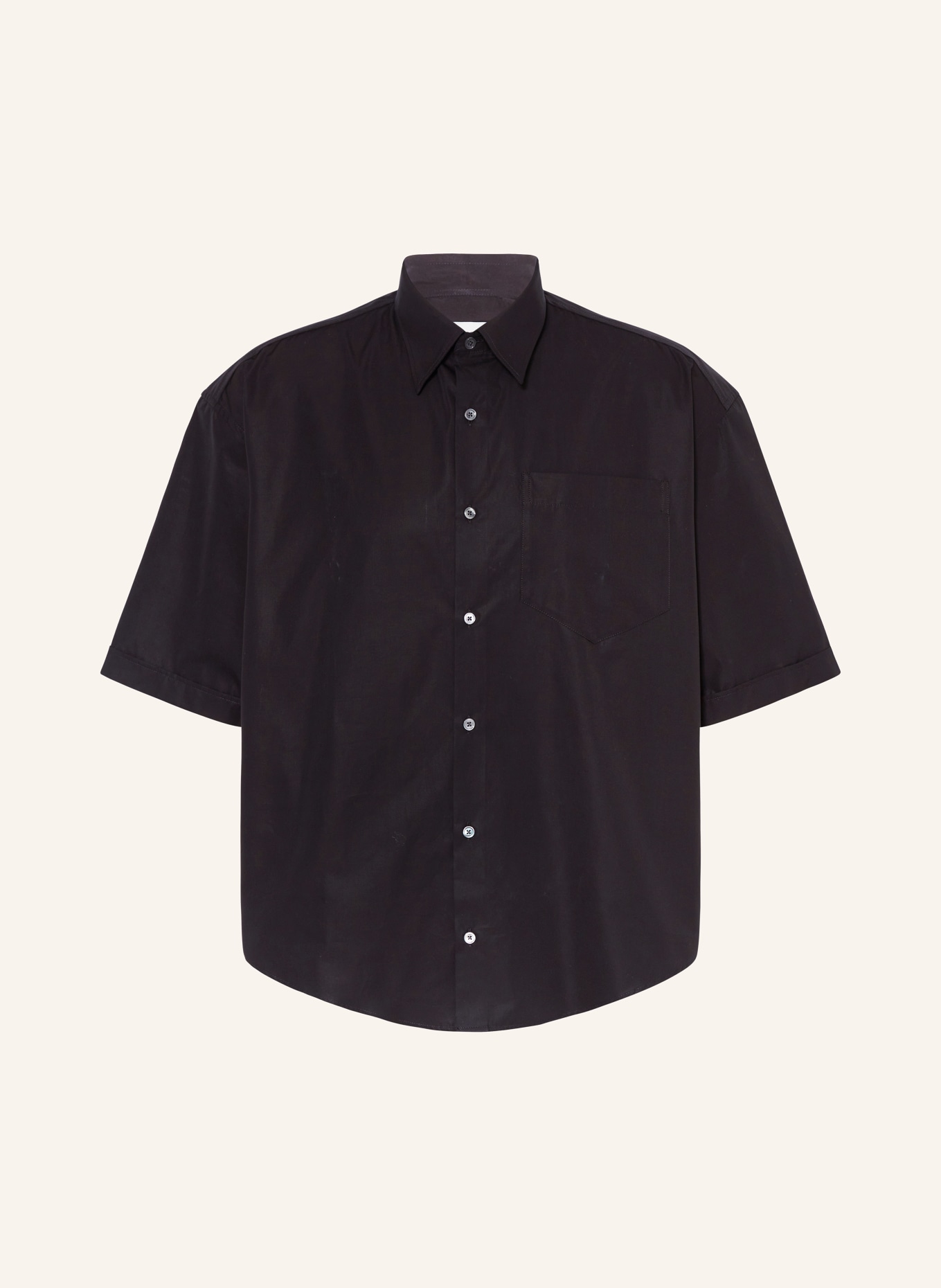 AMI PARIS Short sleeve shirt comfort fit, Color: BLACK (Image 1)