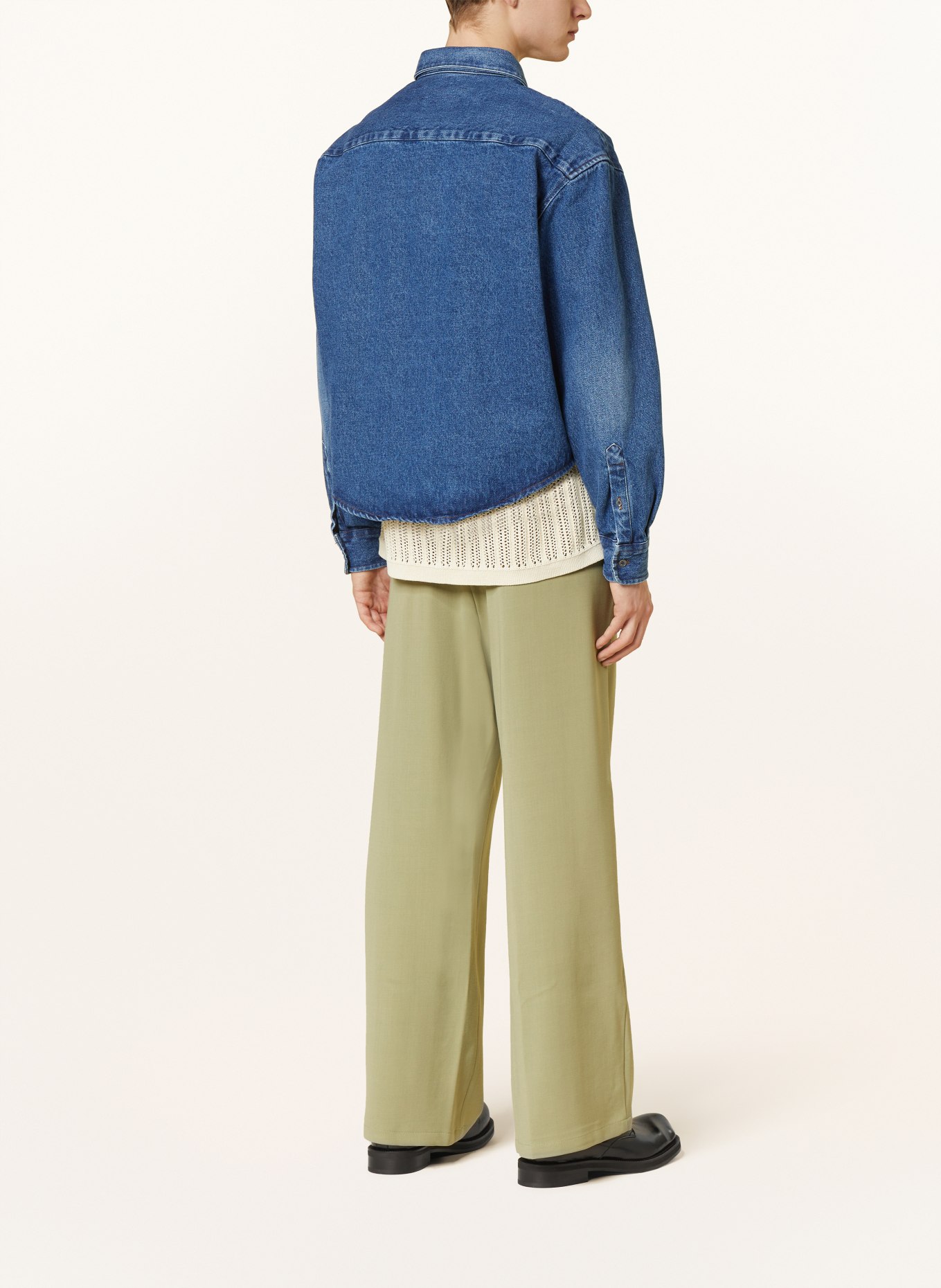 AMI PARIS Overjacket z jeansu, Kolor: NIEBIESKI (Obrazek 3)