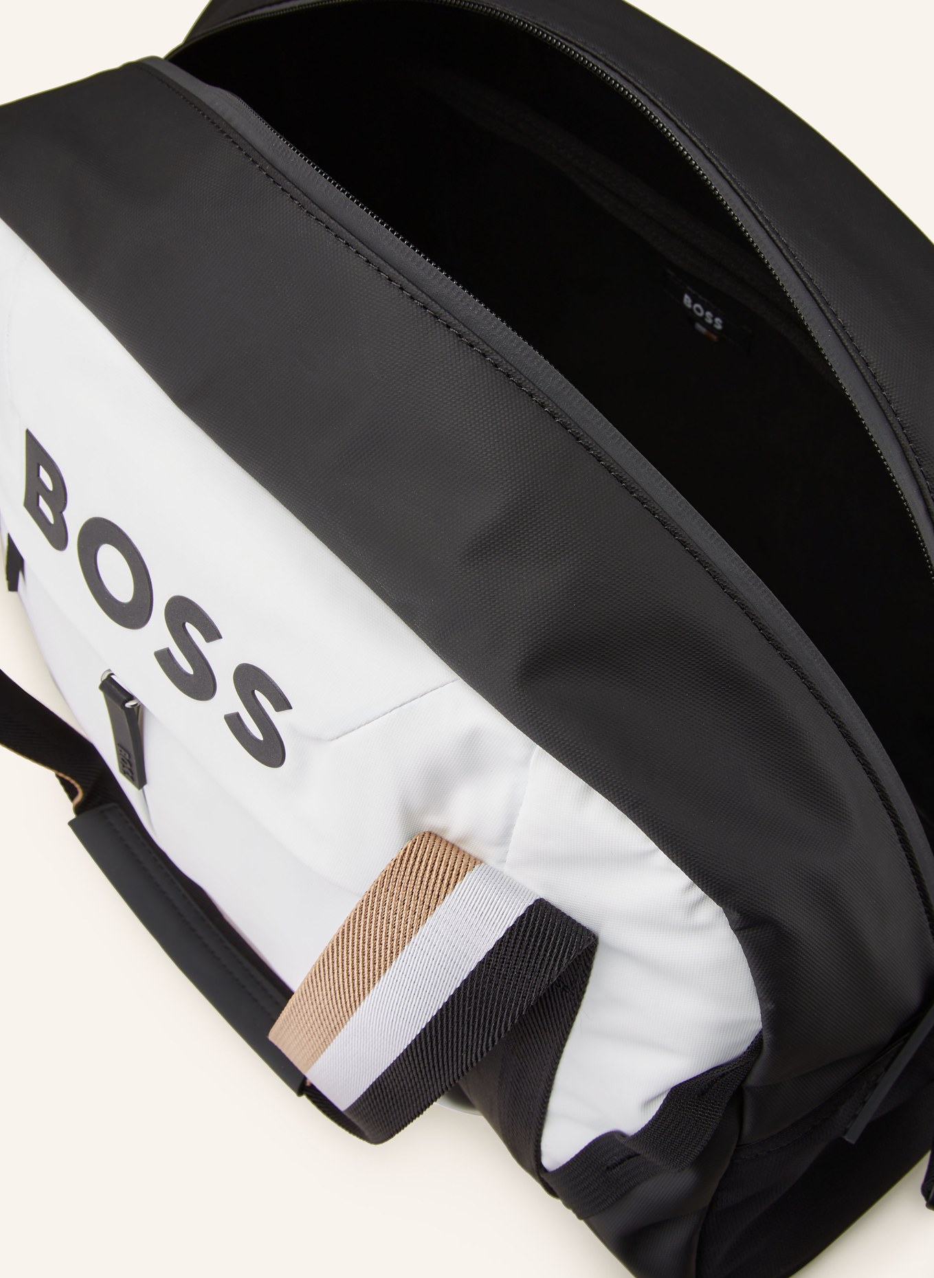 BOSS Gym bag STORMY, Color: BLACK/ WHITE (Image 3)