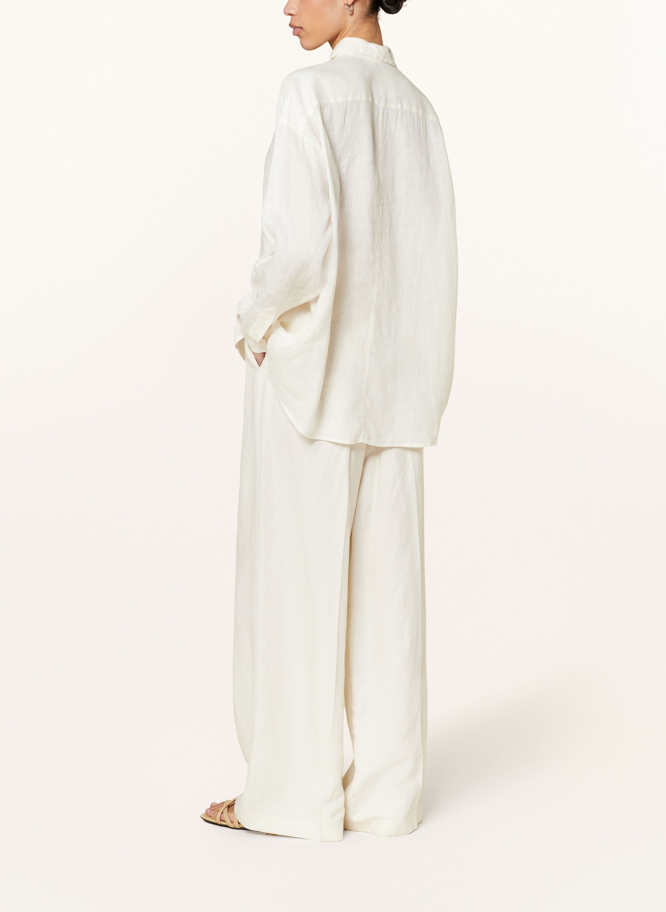 ottod'ame Shirt blouse made of linen, Color: WHITE (Image 3)