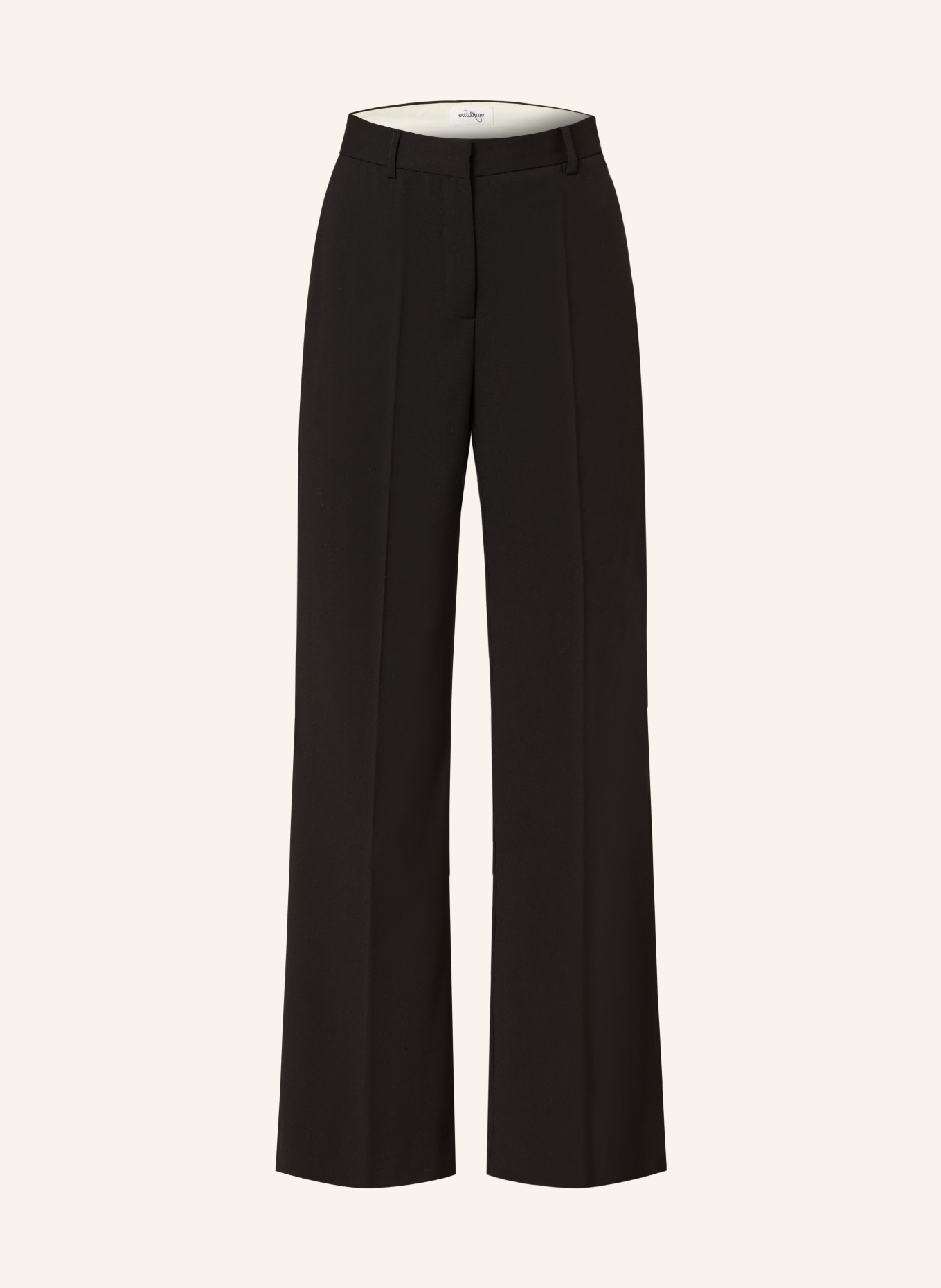 ottod'ame Wide leg trousers, Color: BLACK (Image 1)