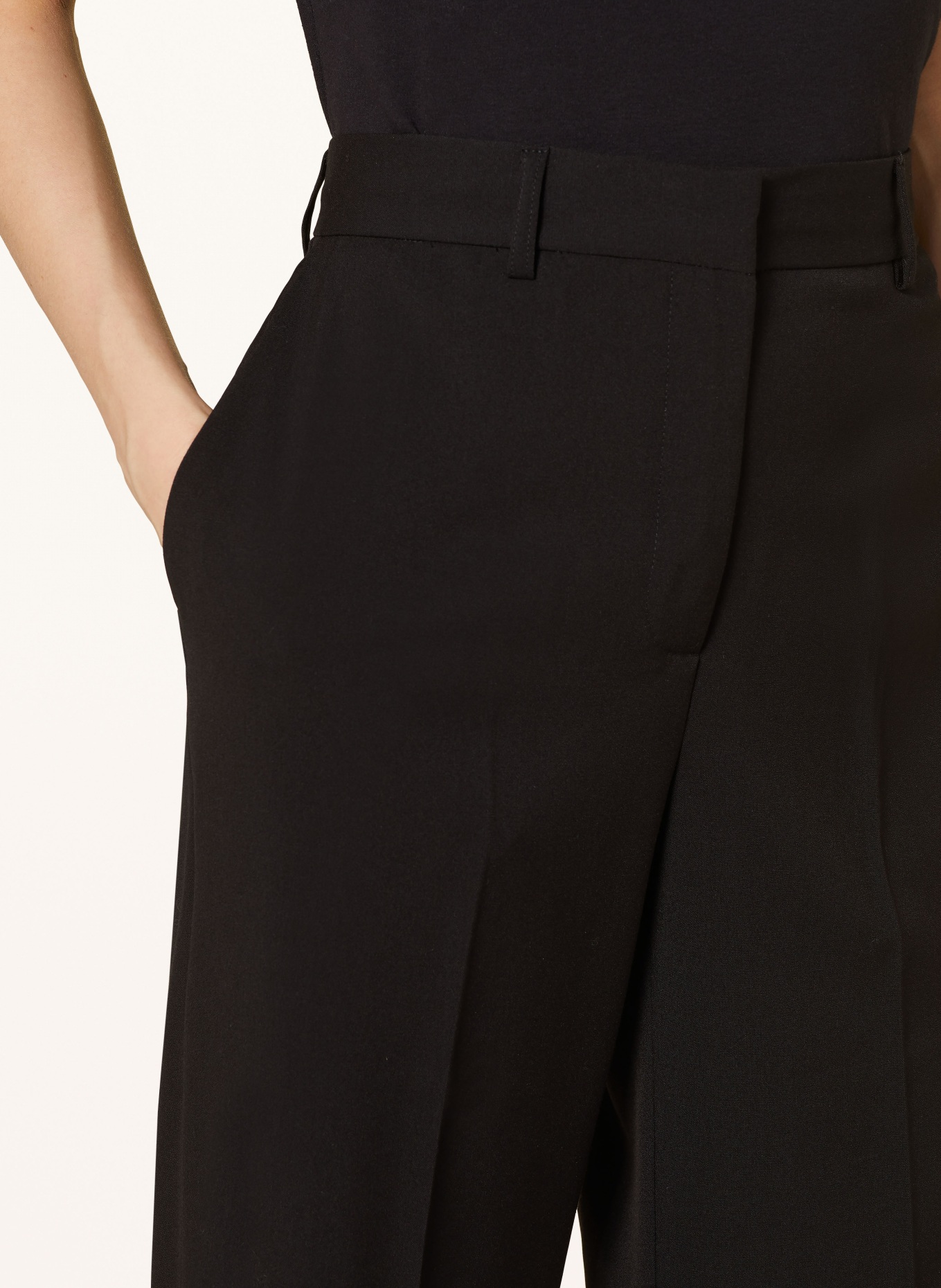 ottod'ame Wide leg trousers, Color: BLACK (Image 5)