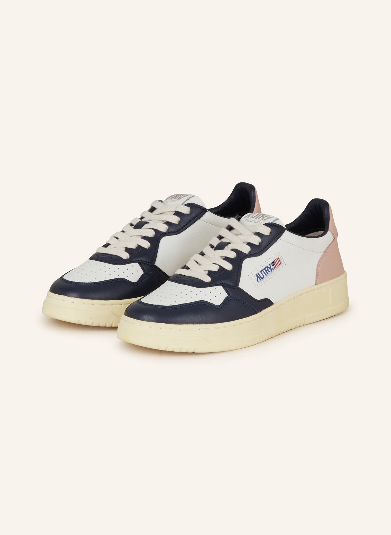 AUTRY Sneakers, Color: WHITE/ DARK BLUE/ ROSE (Image 1)