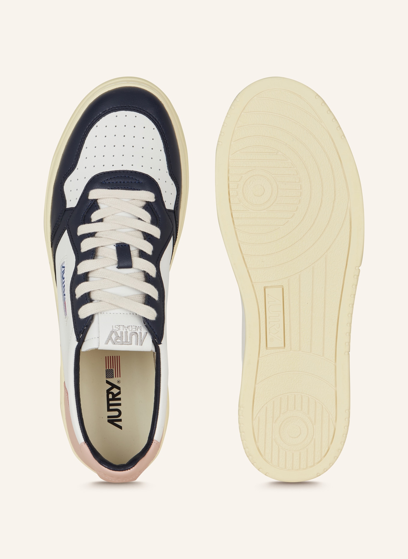 AUTRY Sneakers, Color: DARK BLUE/ WHITE/ ROSE (Image 5)