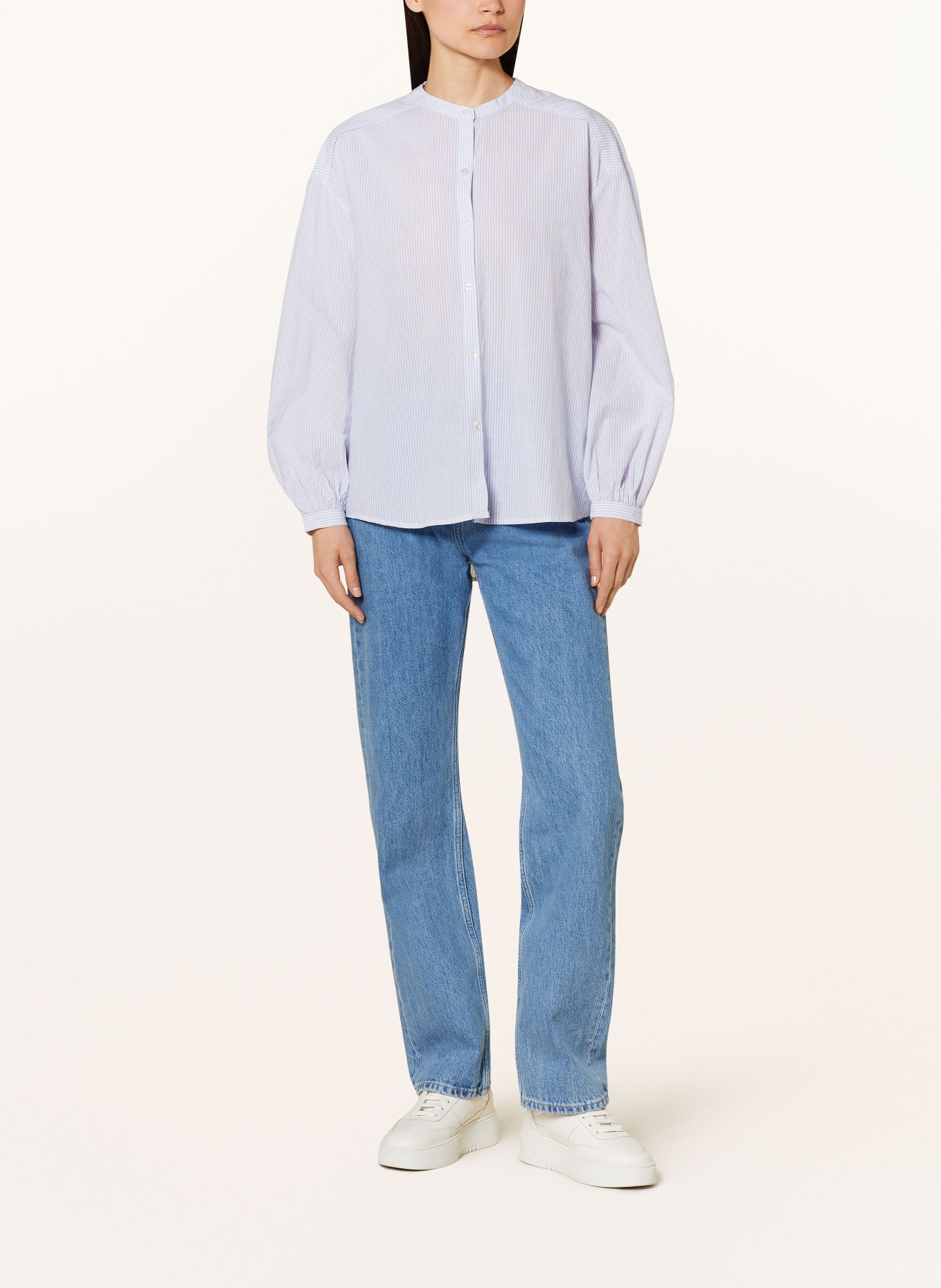Pepe Jeans Bluse POLINA, Farbe: HELLBLAU/ WEISS (Bild 2)