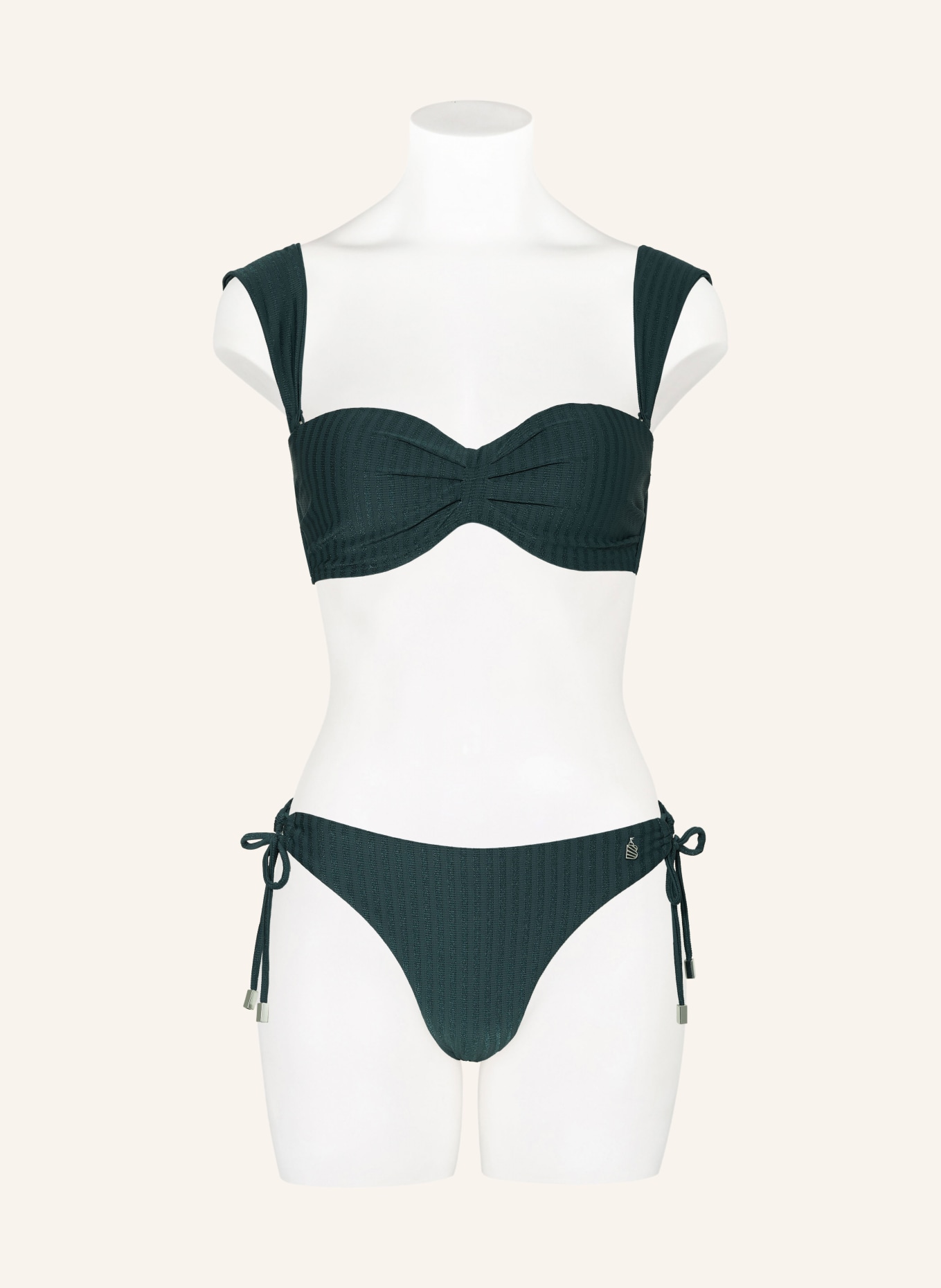 BEACHLIFE Triangel-Bikini-Hose REFLECTING POND, Farbe: PETROL (Bild 2)