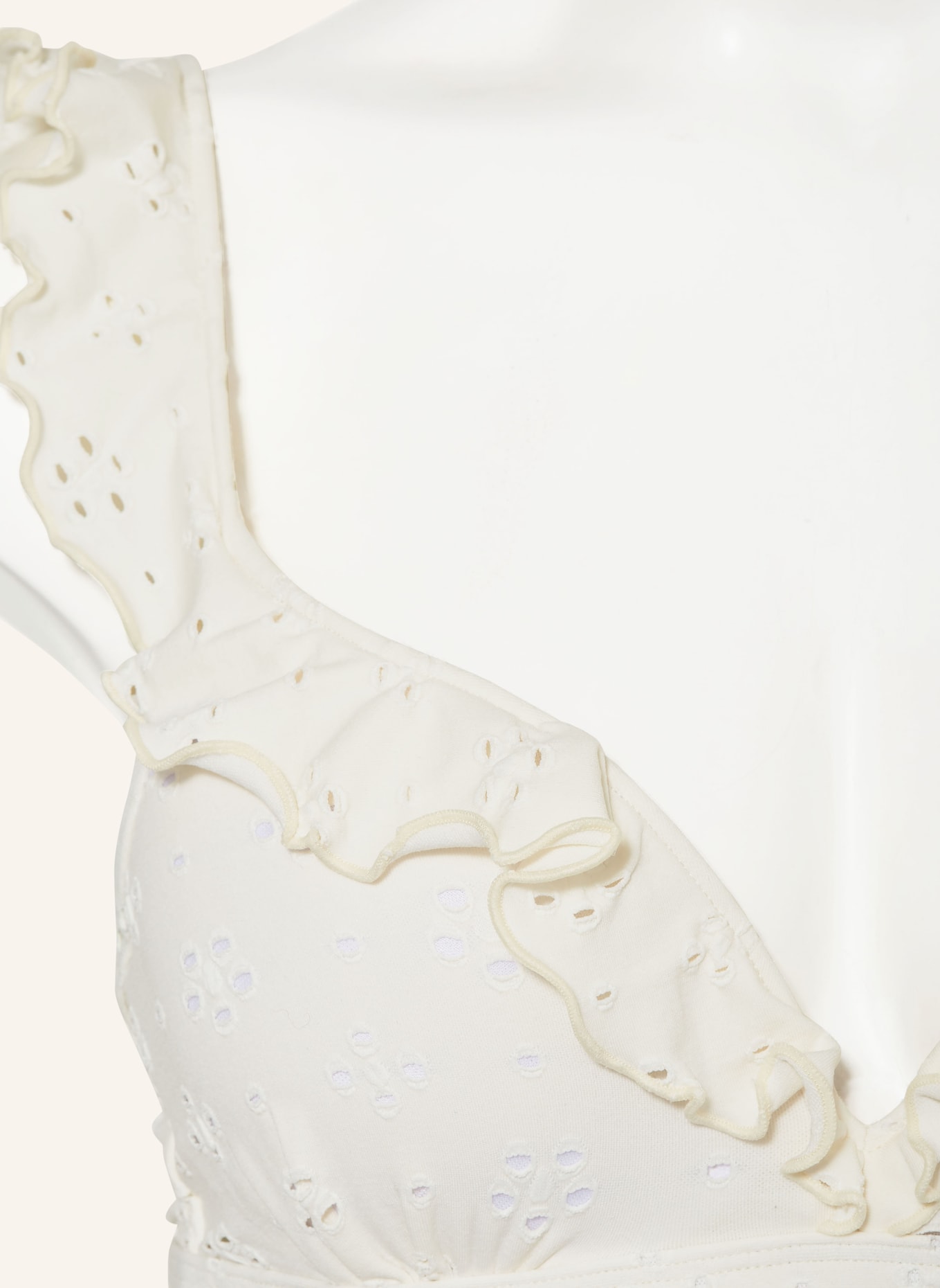 BEACHLIFE Underwired bikini top WHITE EMBROIDERY, Color: WHITE (Image 5)