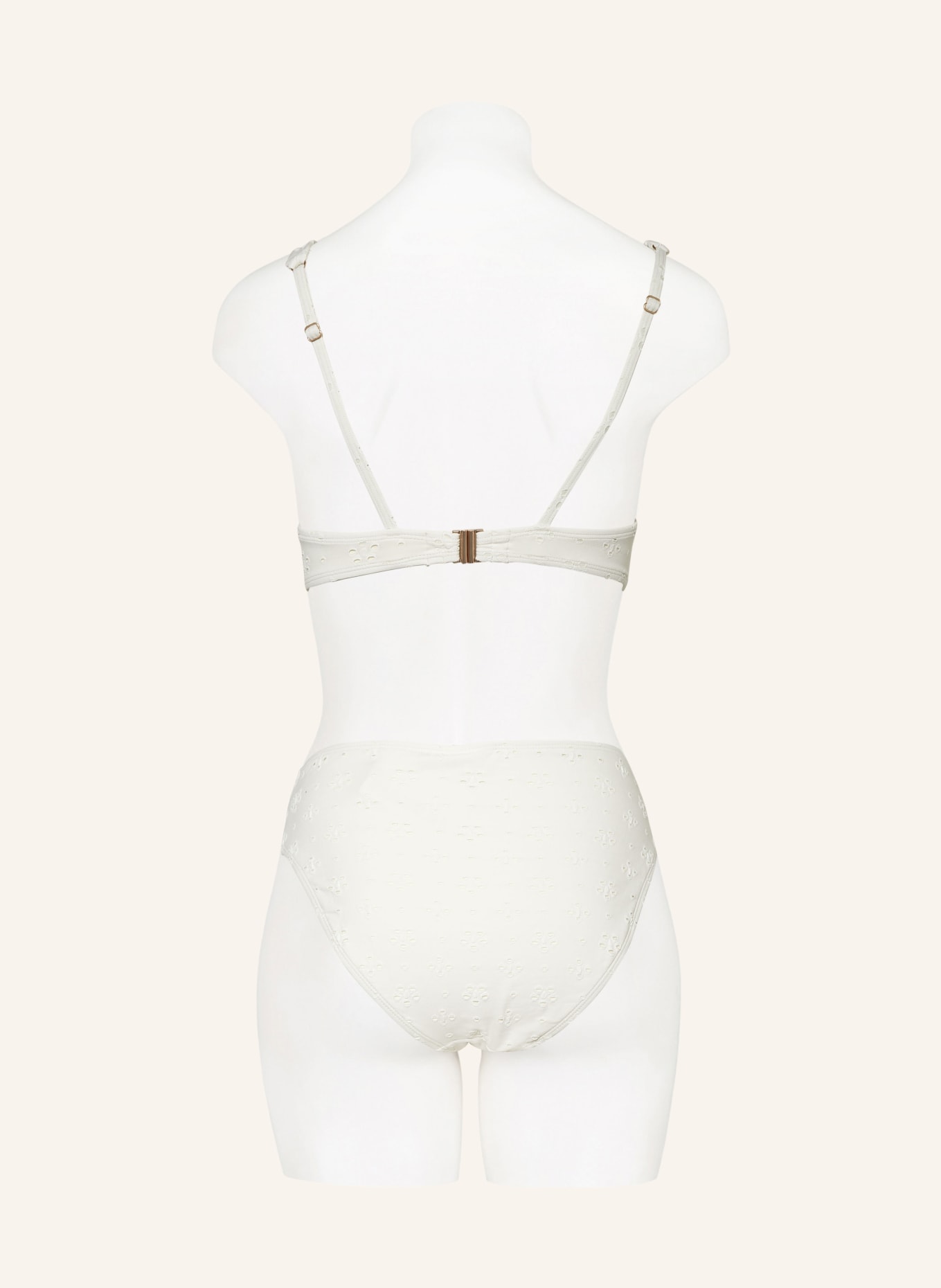 BEACHLIFE Basic-Bikini-Hose WHITE EMBROIDERY, Farbe: WEISS (Bild 3)