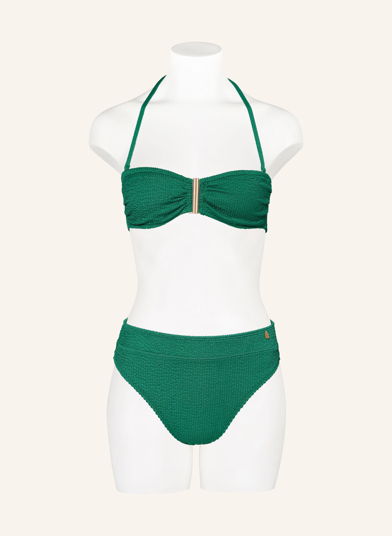 BEACHLIFE Bandeau bikini top FRESH GREEN, Color: GREEN (Image 2)