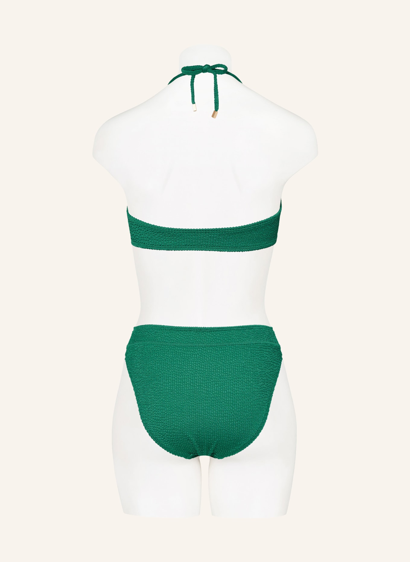 BEACHLIFE Dół od bikini z wysokim stanem FRESH GREEN, Kolor: ZIELONY (Obrazek 3)