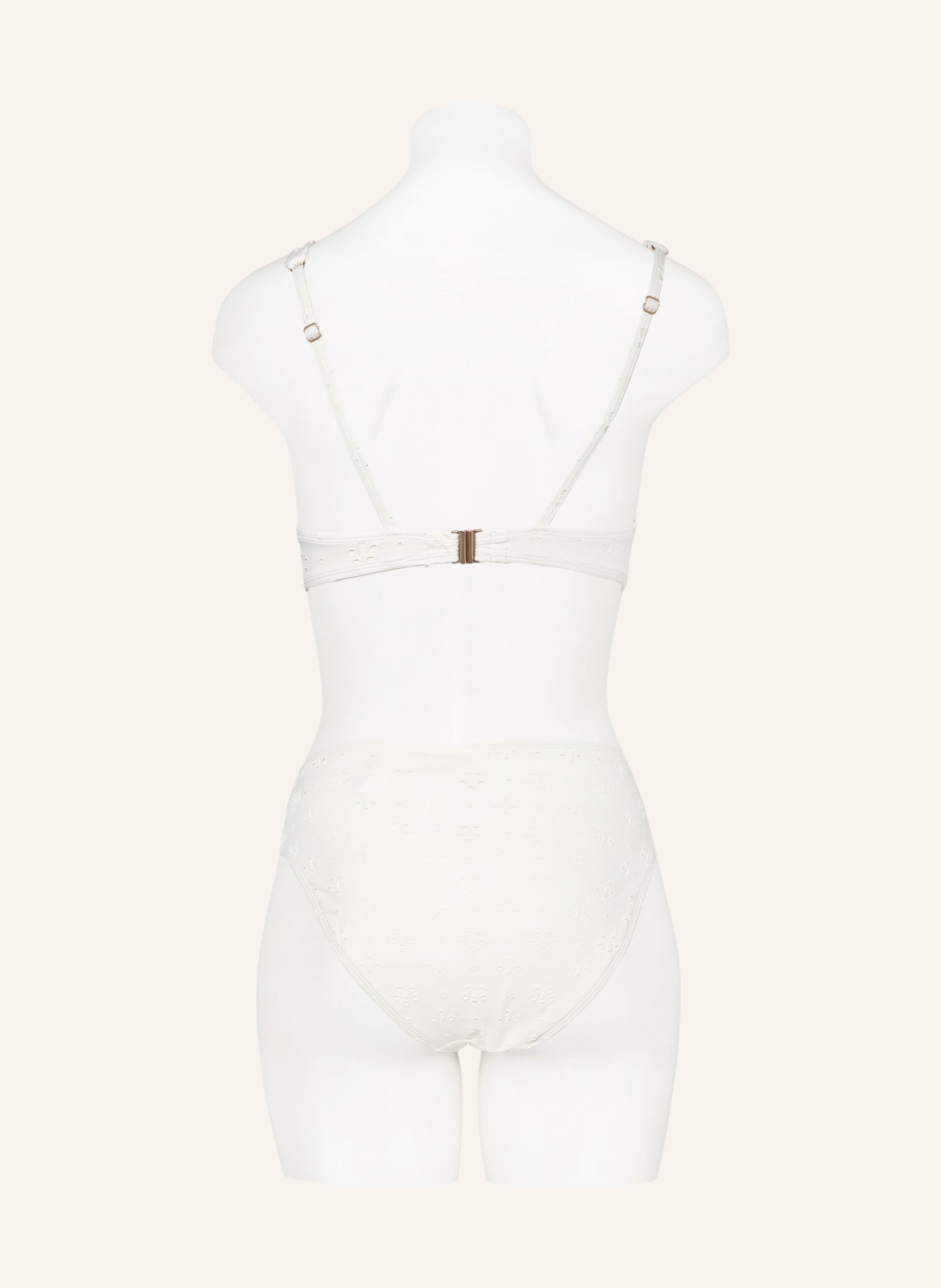 BEACHLIFE Push-up-Bikini-Top WHITE EMBROIDERY, Farbe: WEISS (Bild 3)