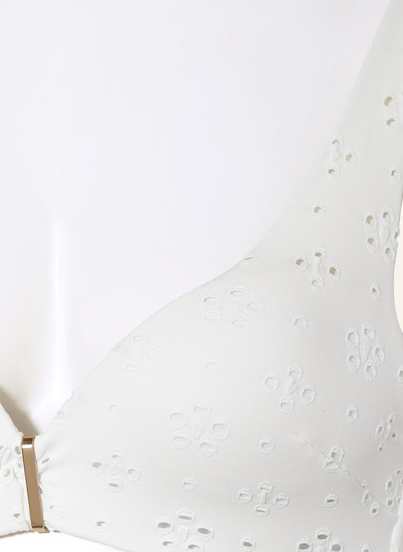 BEACHLIFE Push-up bikini top WHITE EMBROIDERY, Color: WHITE (Image 4)