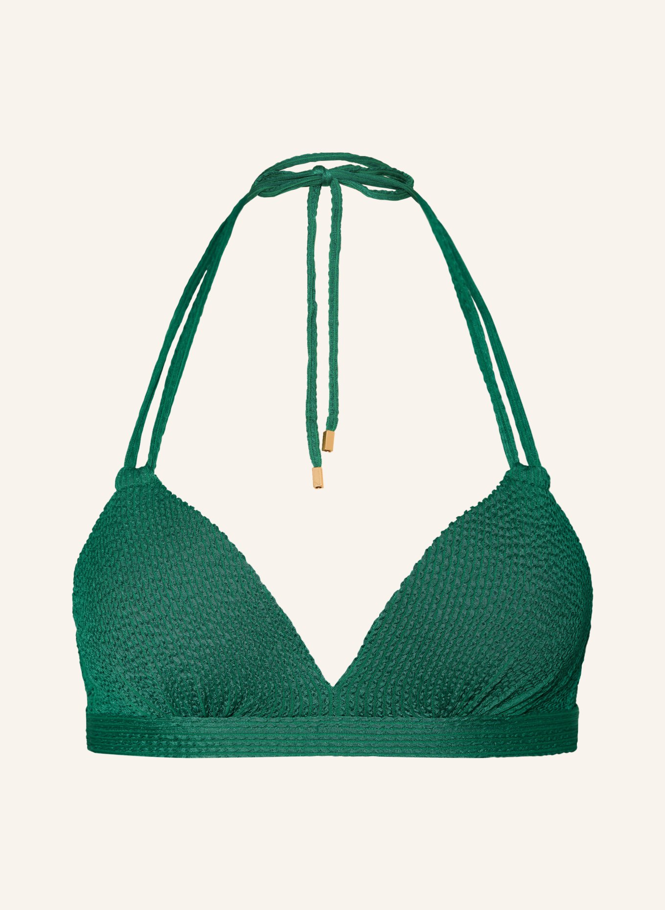 BEACHLIFE Halter neck bikini top FRESH GREEN, Color: GREEN (Image 1)
