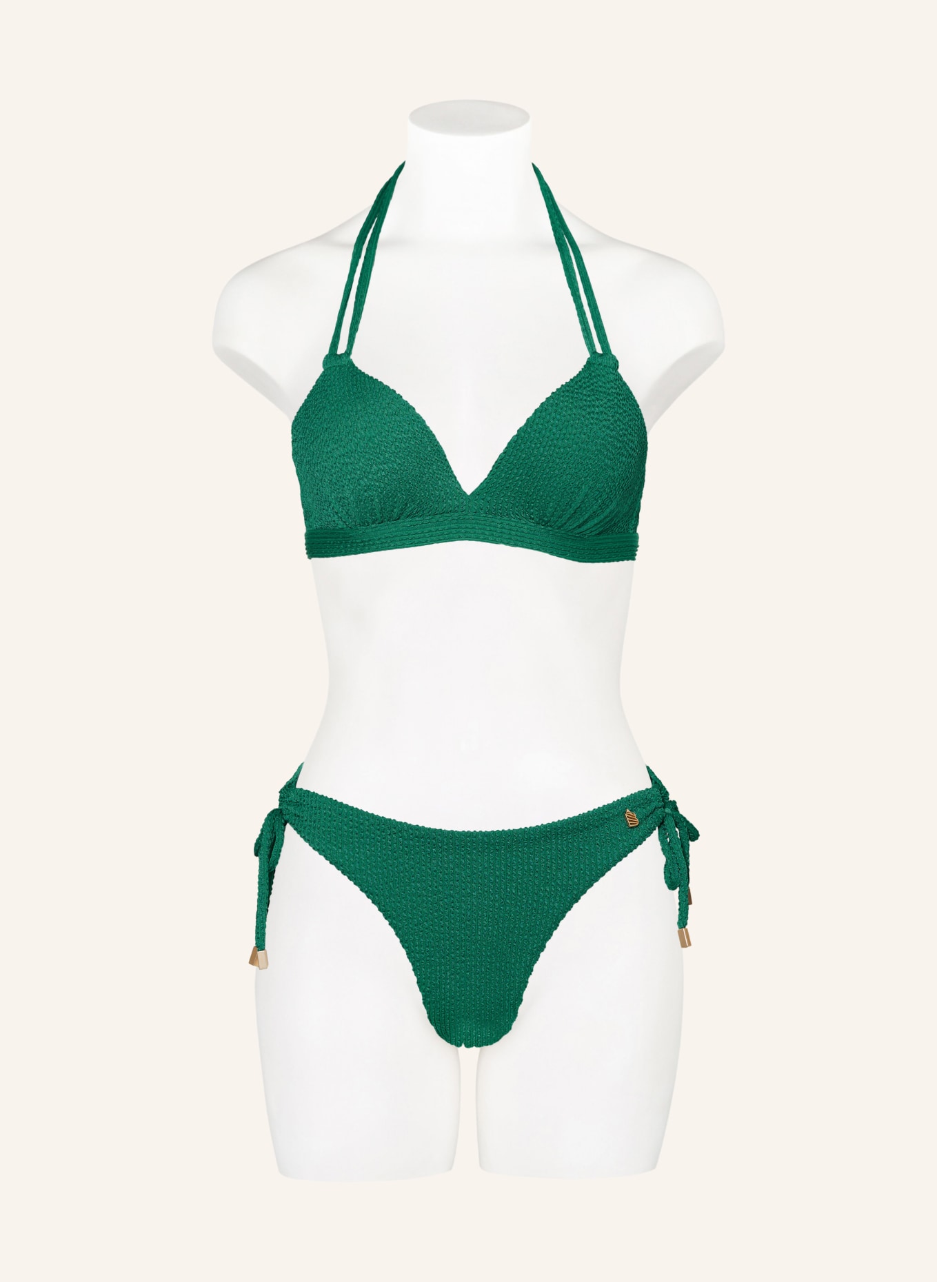 BEACHLIFE Góra od bikini wiązana na szyi FRESH GREEN, Kolor: ZIELONY (Obrazek 2)