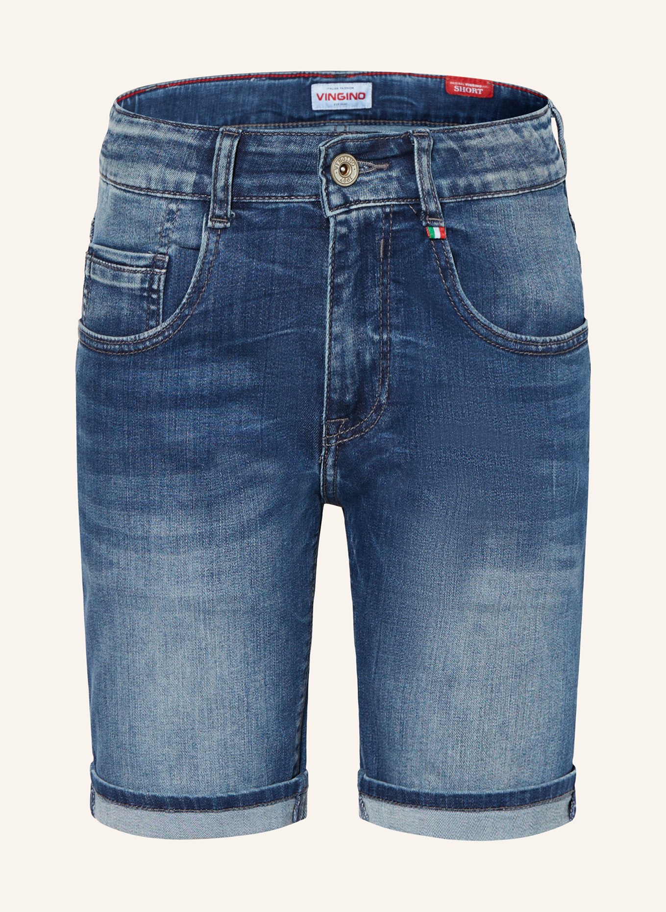 VINGINO Szorty jeansowe CHARLIE, Kolor: MID BLUE WASH (Obrazek 1)