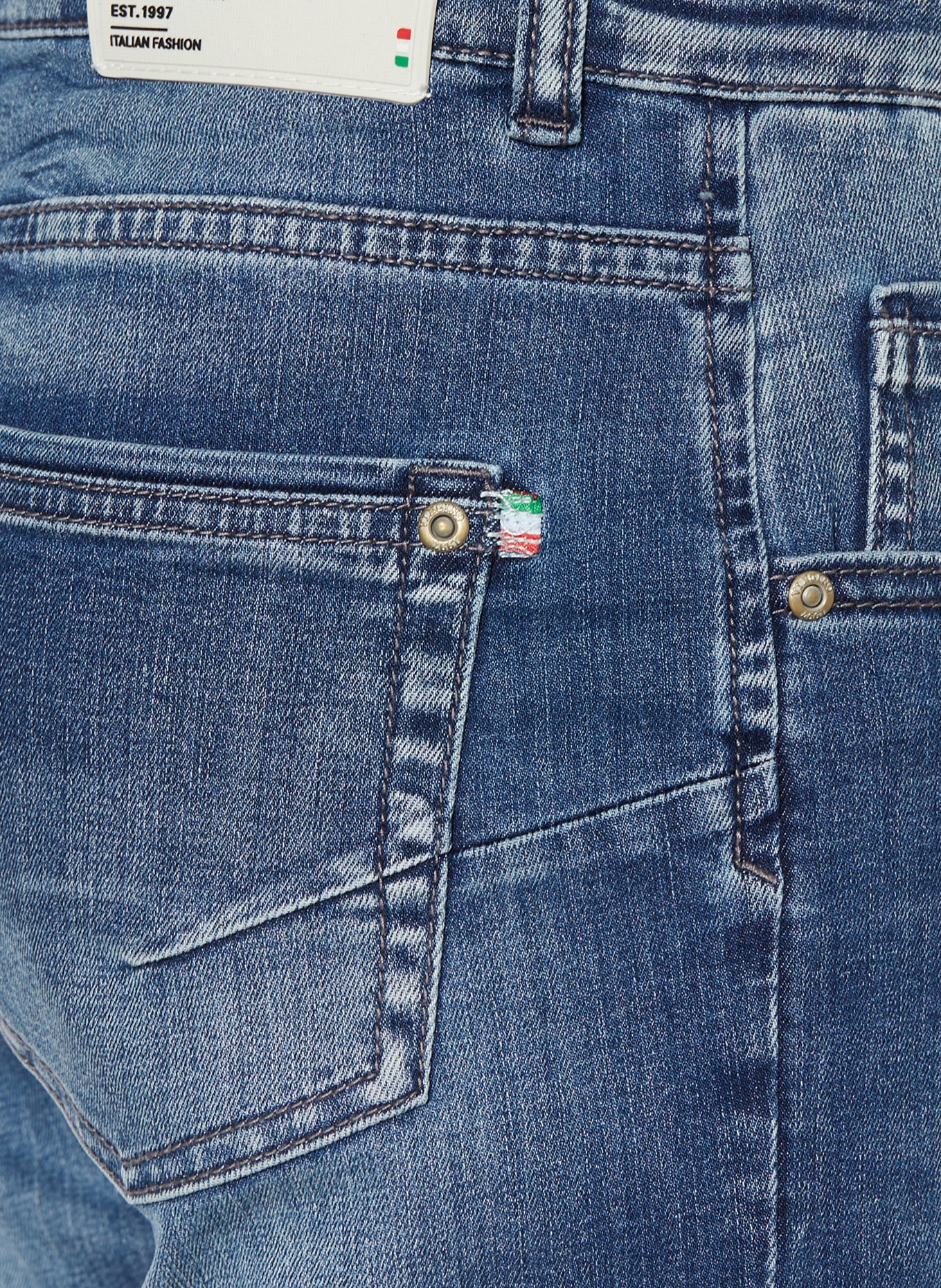 VINGINO Jeansshorts CHARLIE, Farbe: MID BLUE WASH (Bild 3)