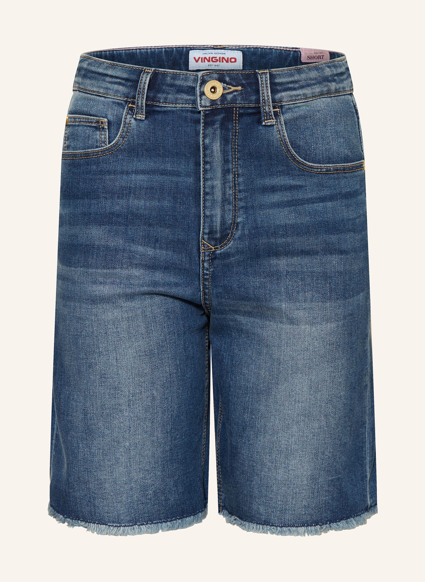 VINGINO Szorty jeansowe DENISE, Kolor: MID BLUE WASH (Obrazek 1)