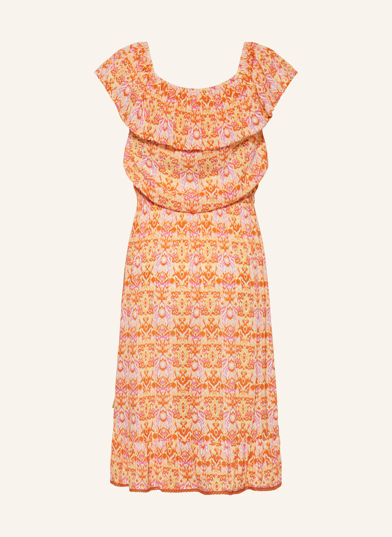 VINGINO Kleid PENINAH mit Rüschen und Spitze, Farbe: HELLORANGE/ ORANGE/ PINK (Bild 2)