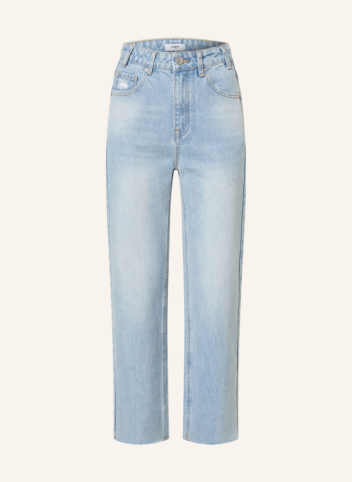 SUNCOO 7/8 straight jeans ROBIN, Color: 30 BLEU JEANS (Image 1)