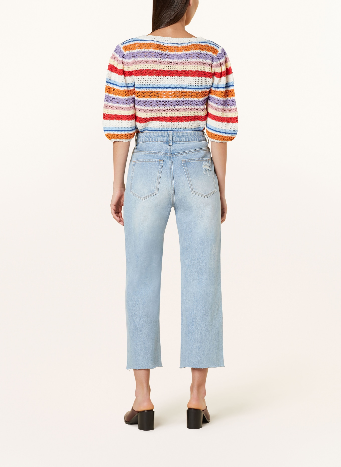 SUNCOO 7/8-Straight Jeans ROBIN, Farbe: 30 BLEU JEANS (Bild 3)
