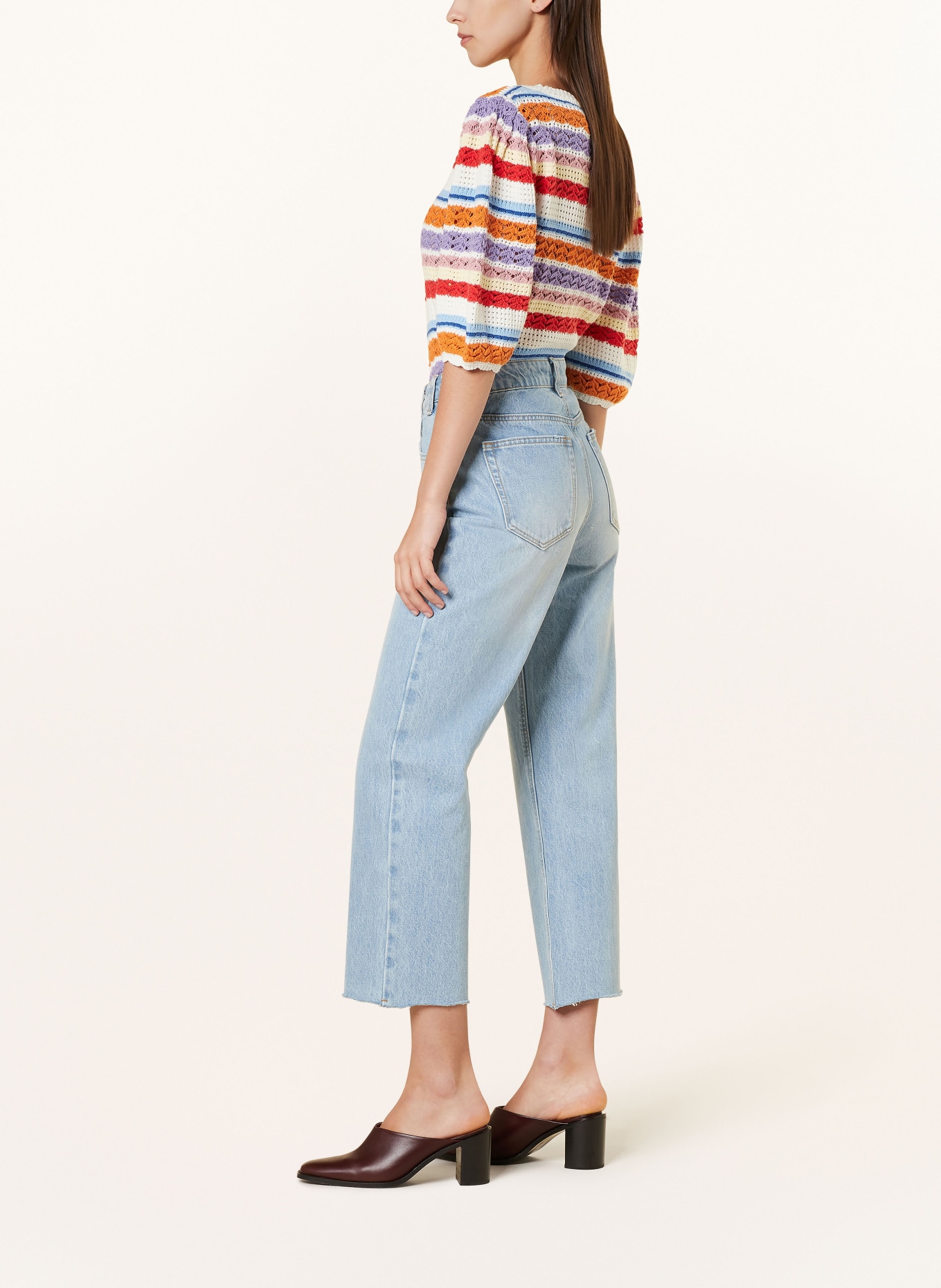 SUNCOO 7/8-Straight Jeans ROBIN, Farbe: 30 BLEU JEANS (Bild 4)