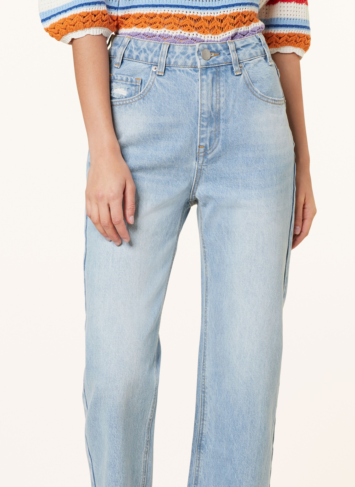 SUNCOO 7/8-Straight Jeans ROBIN, Farbe: 30 BLEU JEANS (Bild 5)