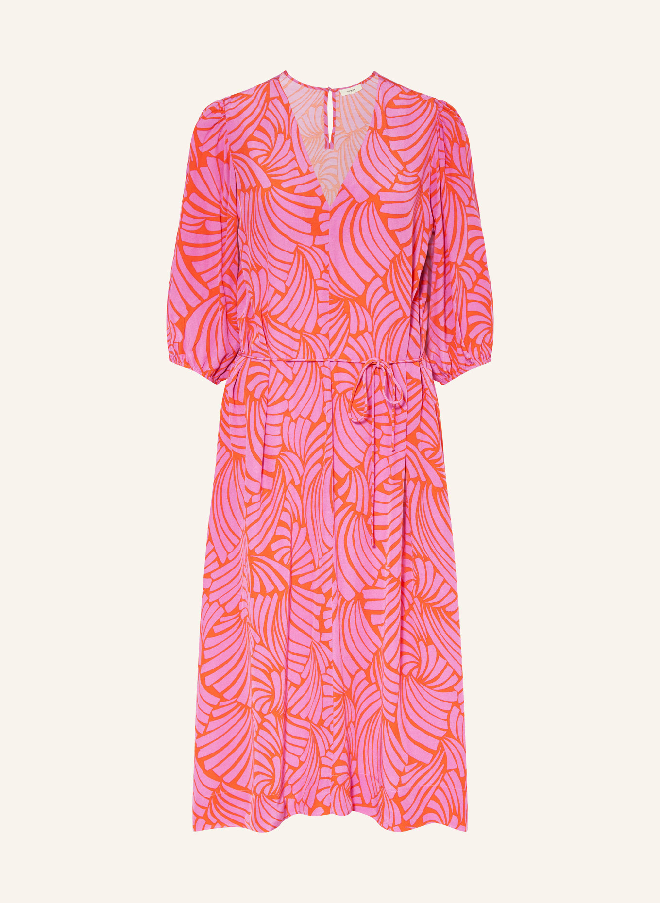 SUNCOO Dress CRINA with 3/4 sleeves, Color: 50 FUCHSIA (Image 1)
