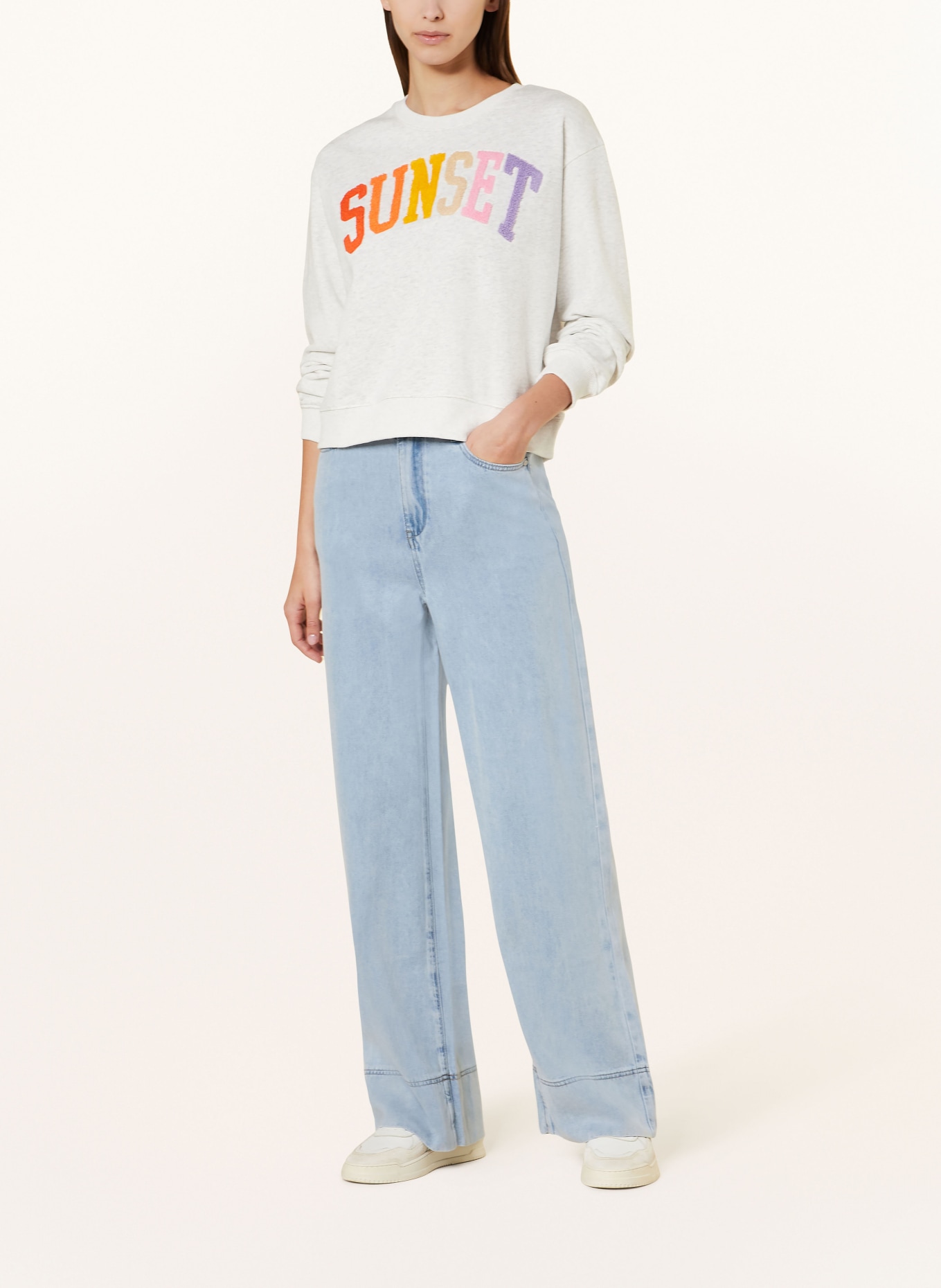 SUNCOO Culotte kalhoty ROMY v džínovém vzhledu, Barva: 30 BLEU JEANS (Obrázek 2)