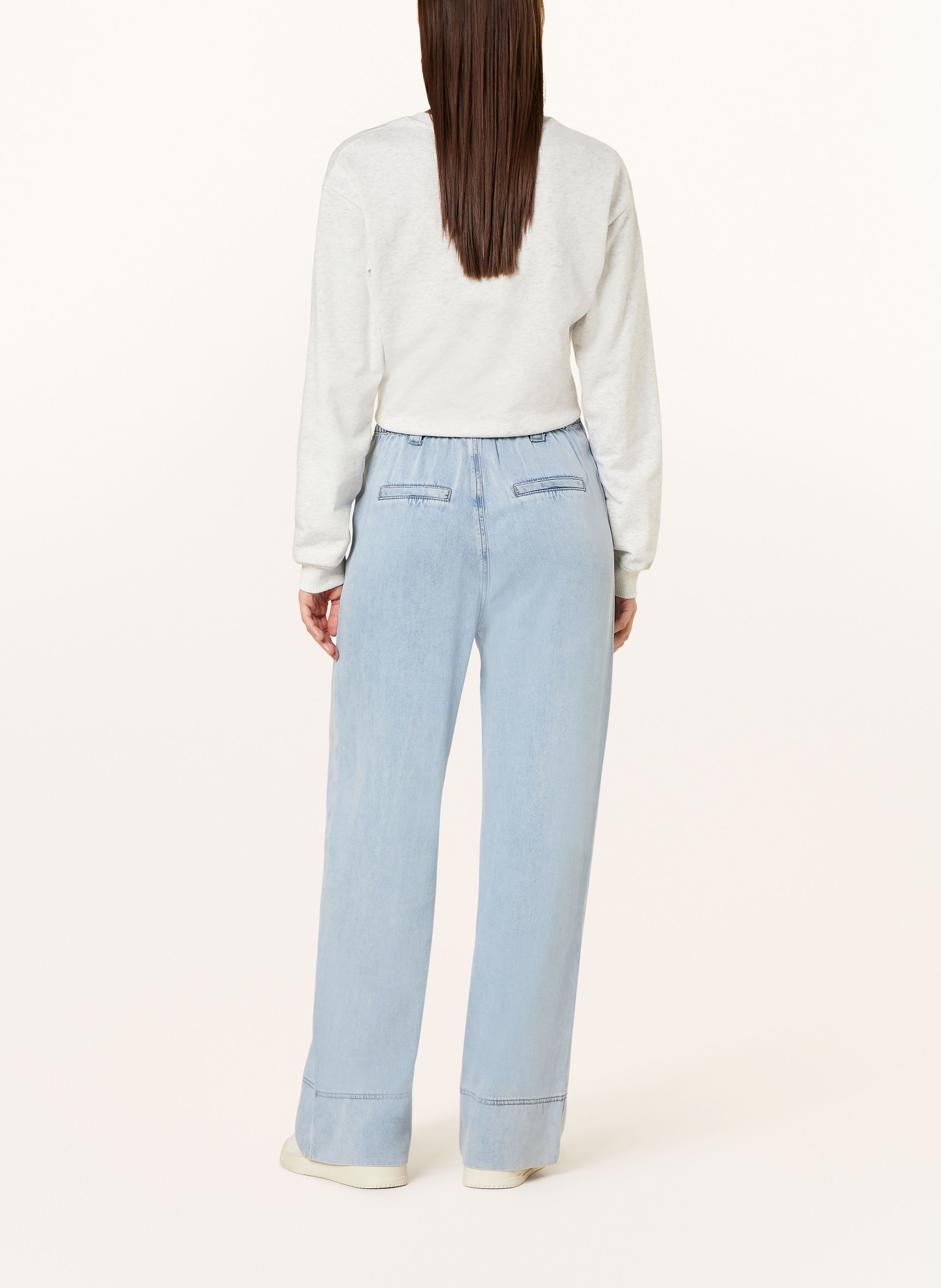 SUNCOO Culotte kalhoty ROMY v džínovém vzhledu, Barva: 30 BLEU JEANS (Obrázek 3)