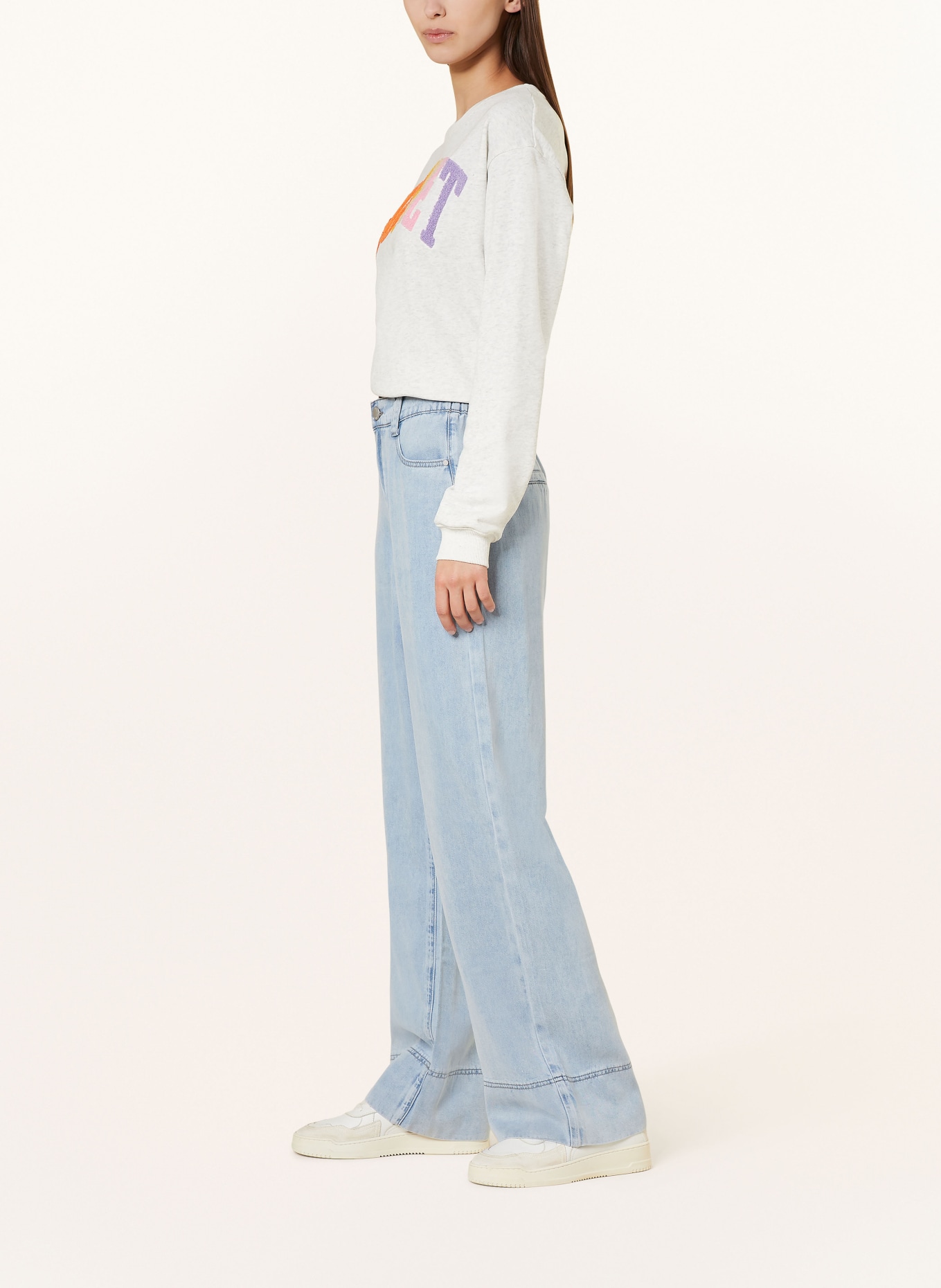SUNCOO Culotte kalhoty ROMY v džínovém vzhledu, Barva: 30 BLEU JEANS (Obrázek 4)