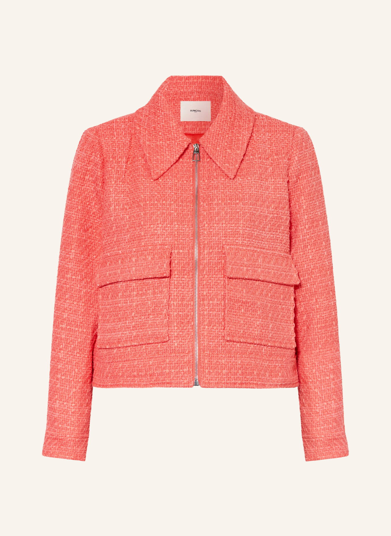 SUNCOO Tweed jacket DOLLY, Color: 23 CORAIL (Image 1)