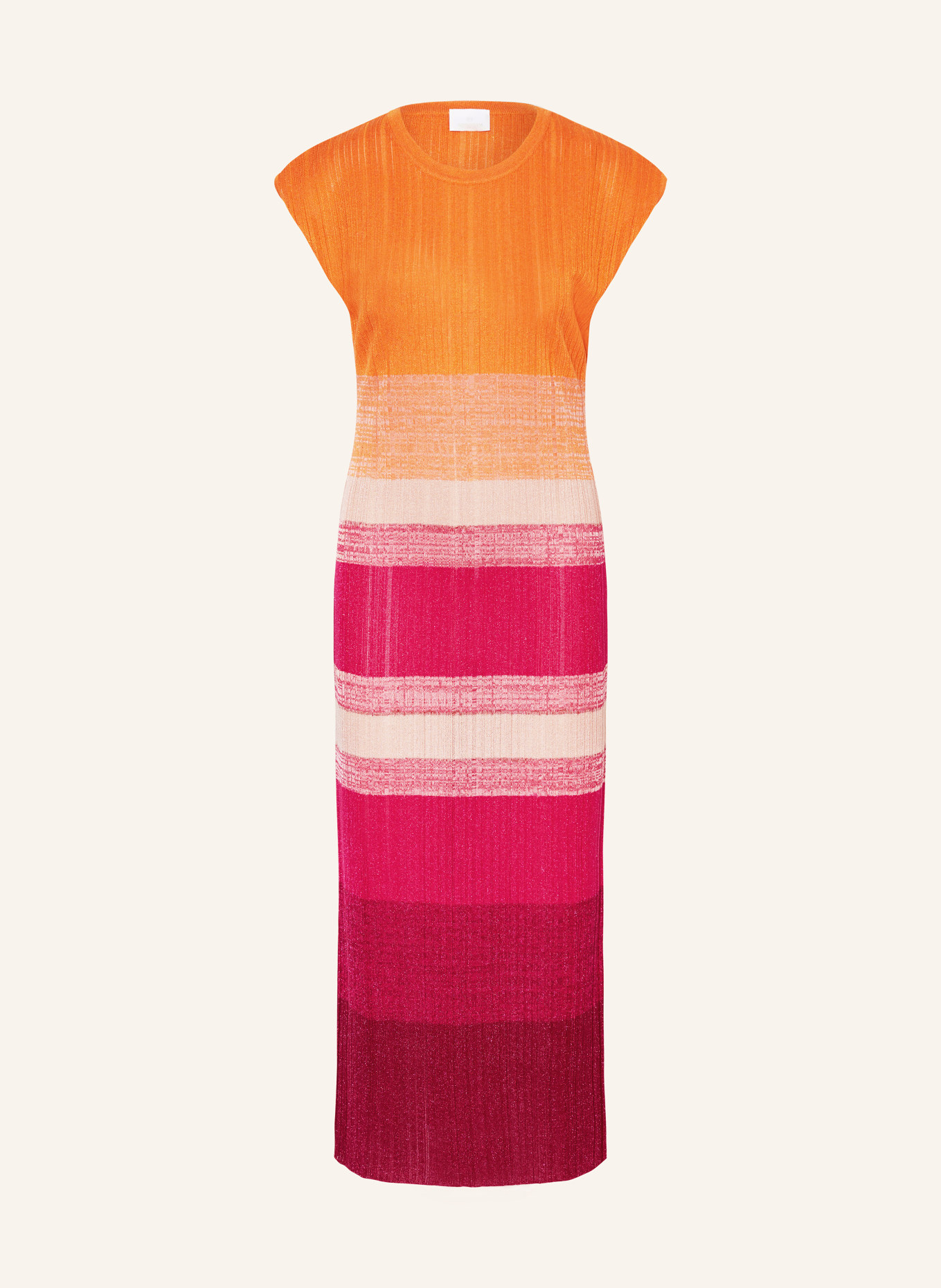 SPORTALM Knit dress, Color: ORANGE/ FUCHSIA/ ROSE (Image 1)