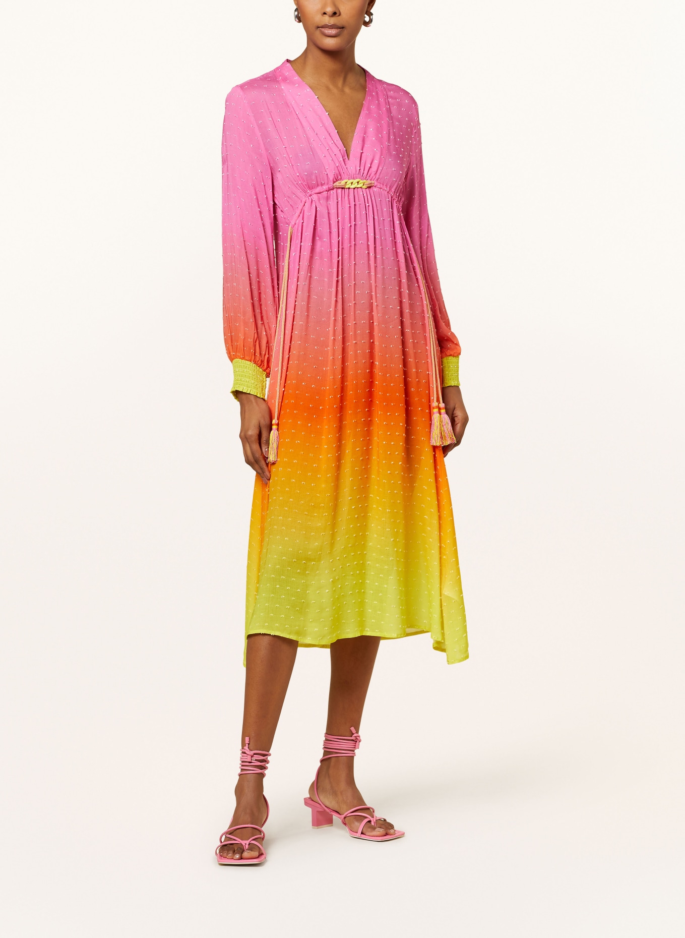 SPORTALM Dress, Color: PINK/ ORANGE/ YELLOW (Image 2)