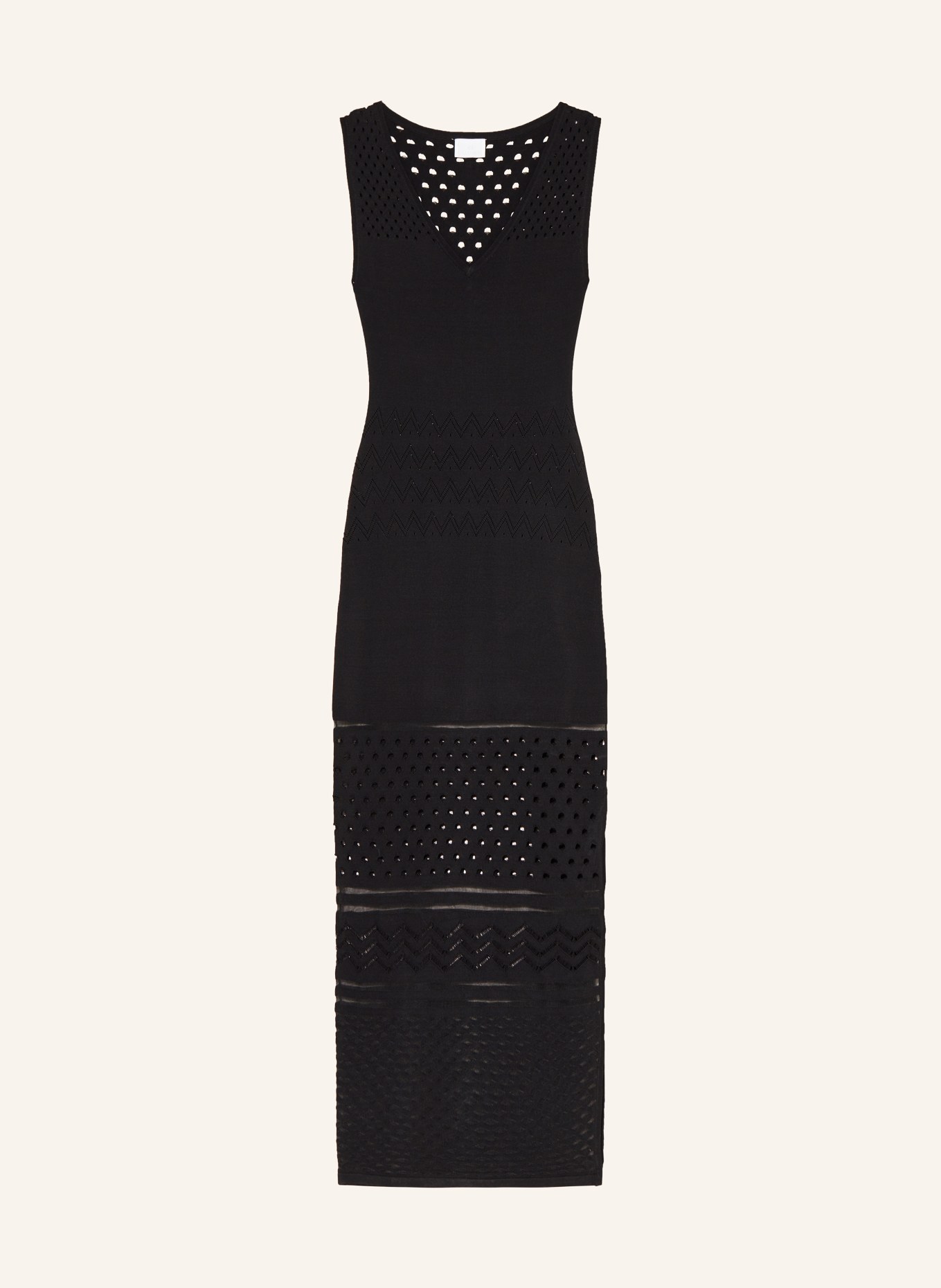 SPORTALM Knit dress, Color: BLACK (Image 1)