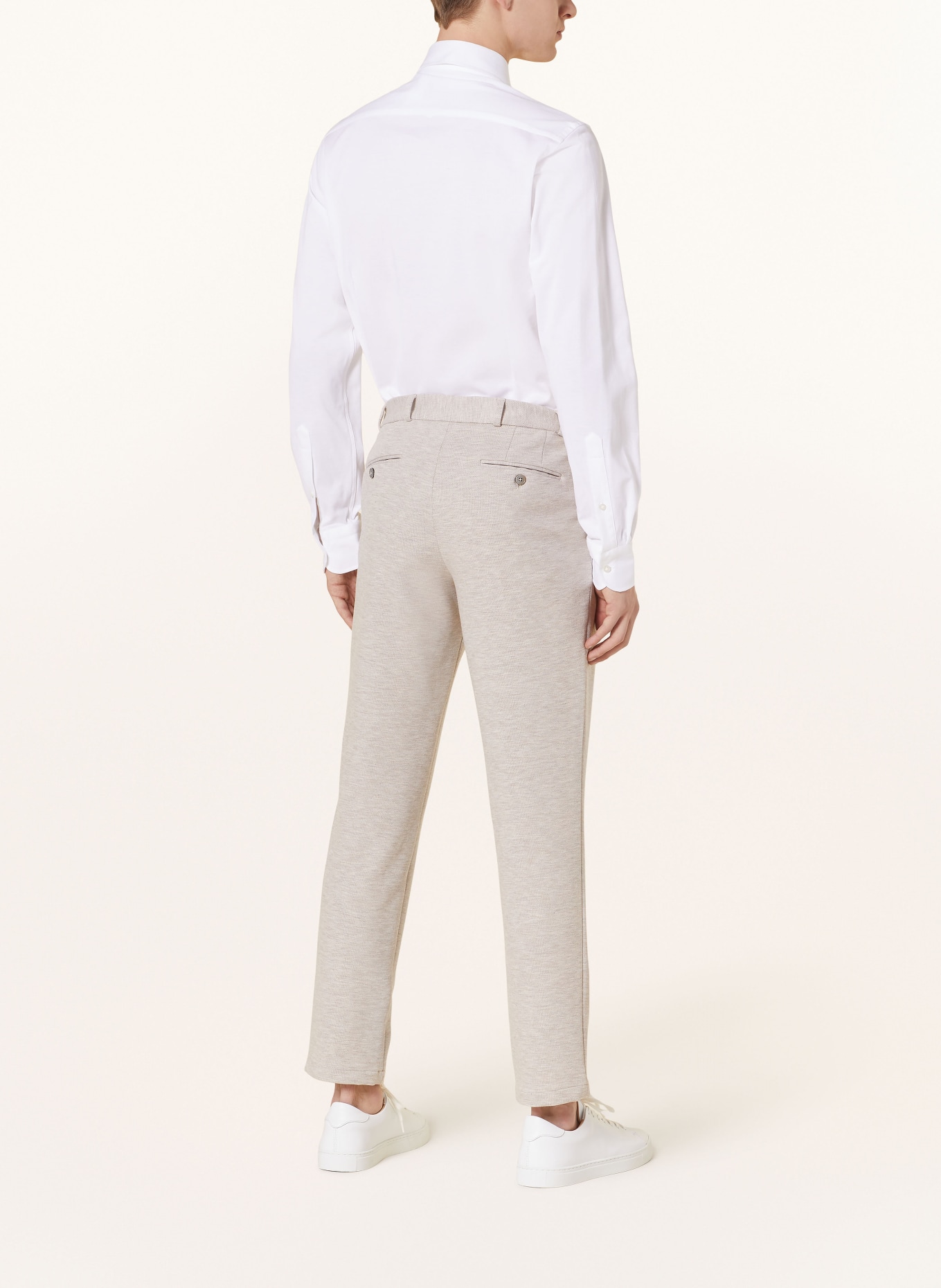 PAUL Piqué shirt slim fit, Color: WHITE (Image 3)