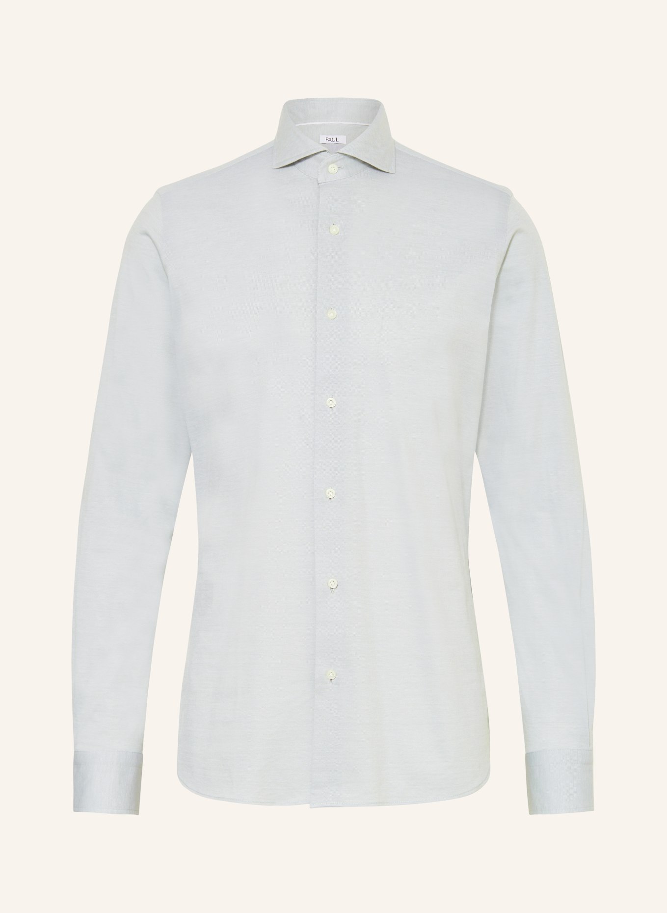 PAUL Piqué shirt slim fit: LIGHT GREEN