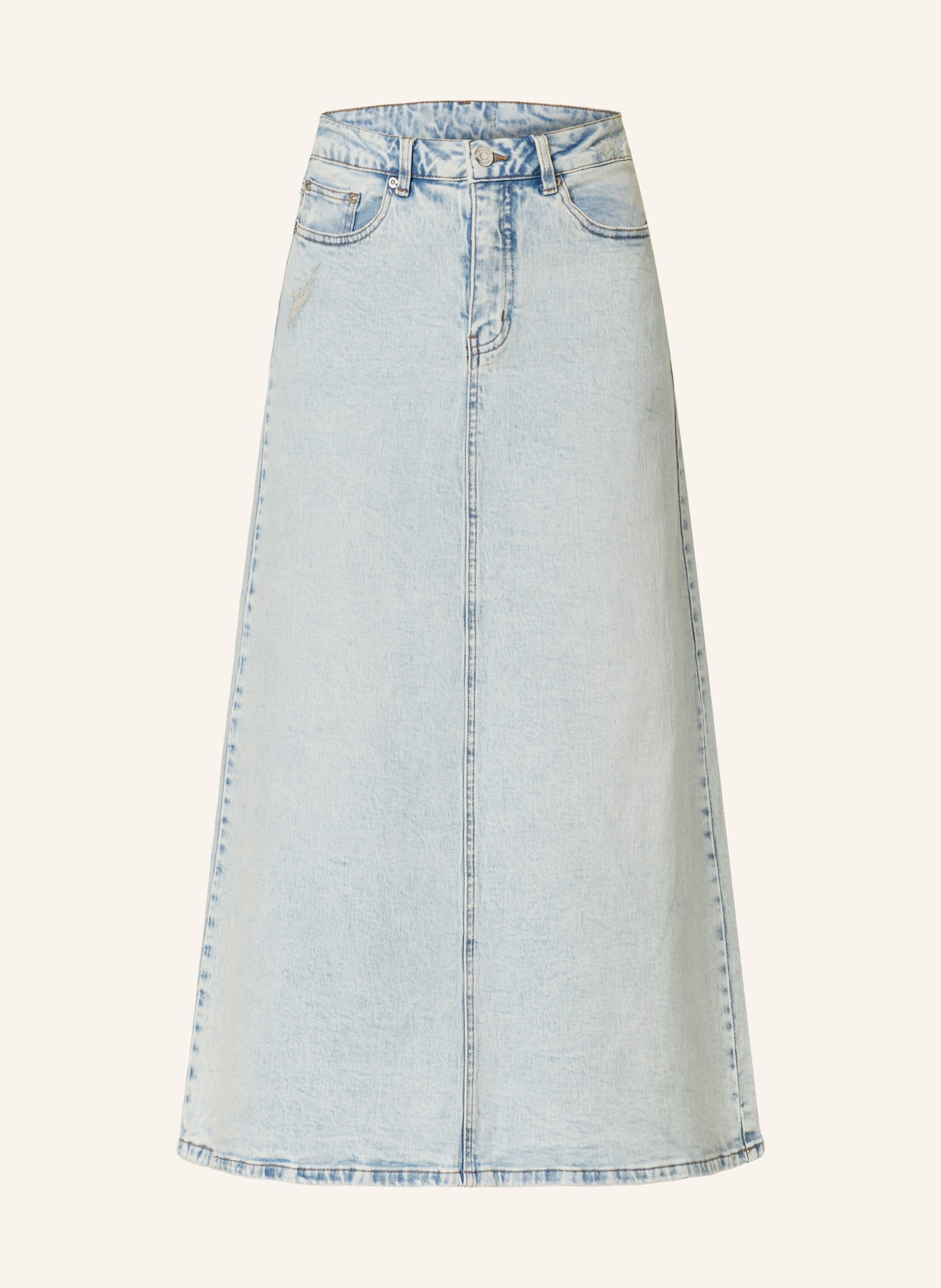 GESTUZ Spódnica jeansowa MANULAGZ, Kolor: 105519 light blue acid wash (Obrazek 1)