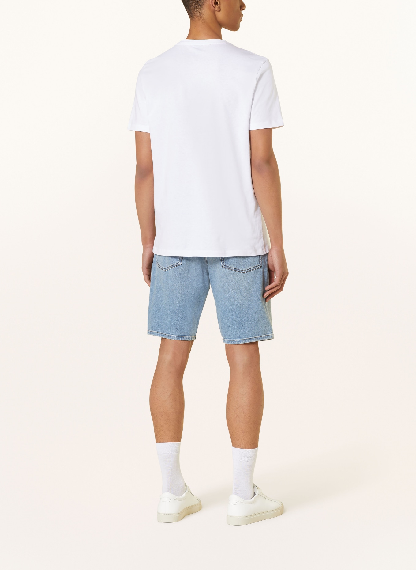 BOSS Denim shorts RE.MAINE regular fit, Color: 450 LIGHT/PASTEL BLUE (Image 3)