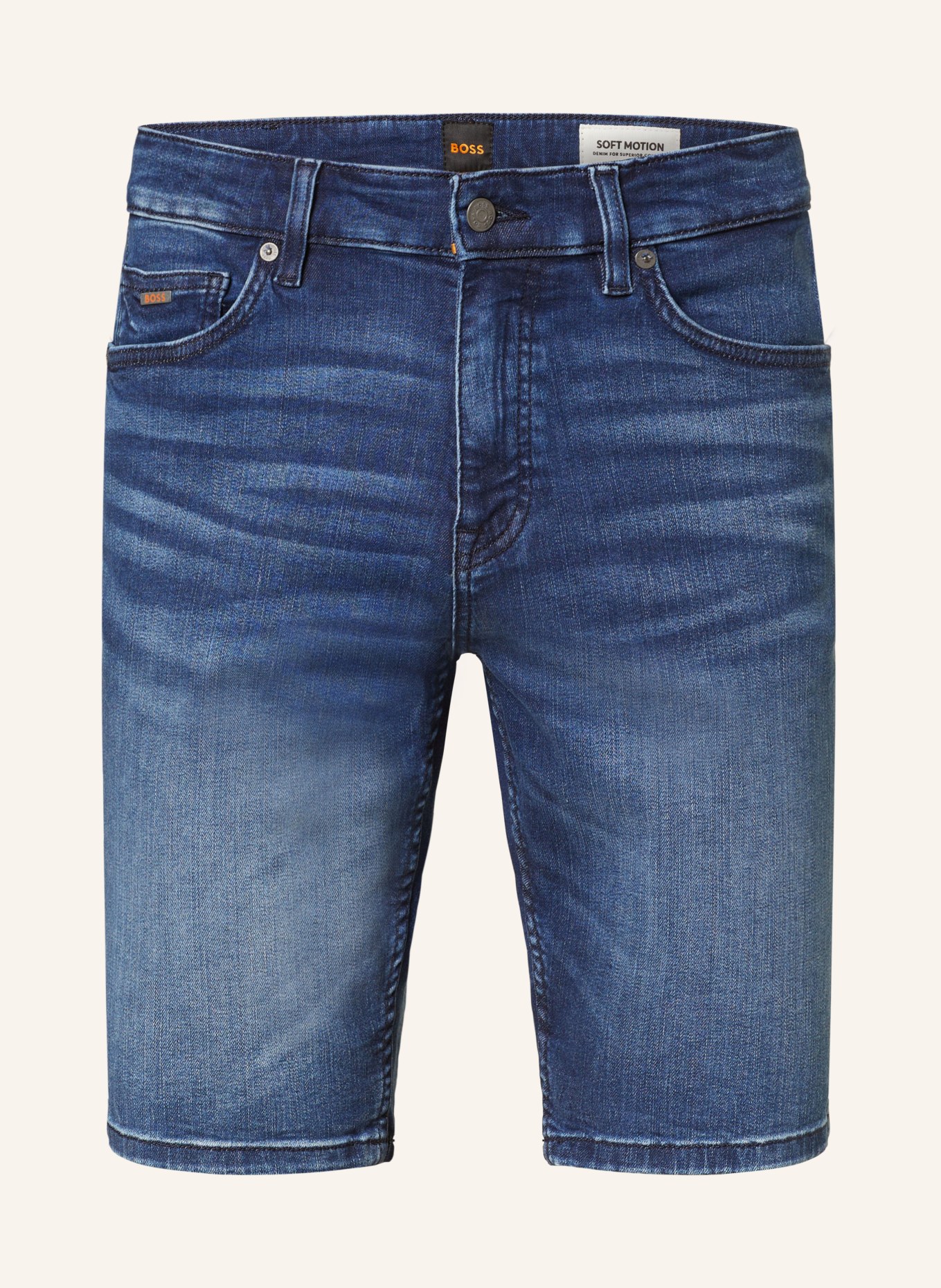 BOSS Jeansshorts DELAWARE Slim Fit, Farbe: 416 NAVY (Bild 1)