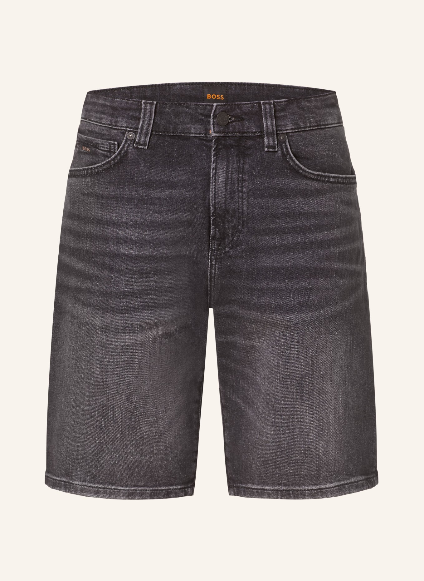 BOSS Szorty jeansowe REMAINE regular fit, Kolor: 019 CHARCOAL (Obrazek 1)
