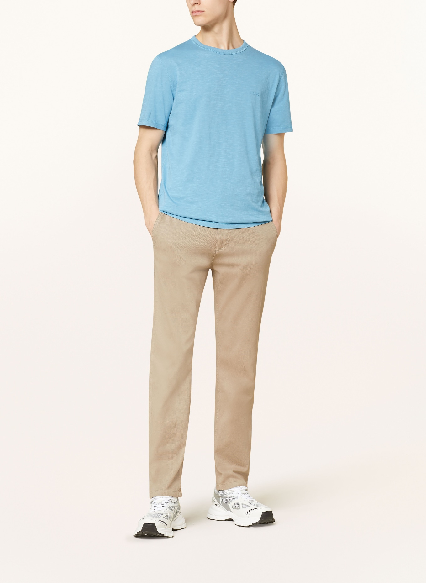 BOSS Chinos tapered fit, Color: LIGHT BROWN (Image 2)