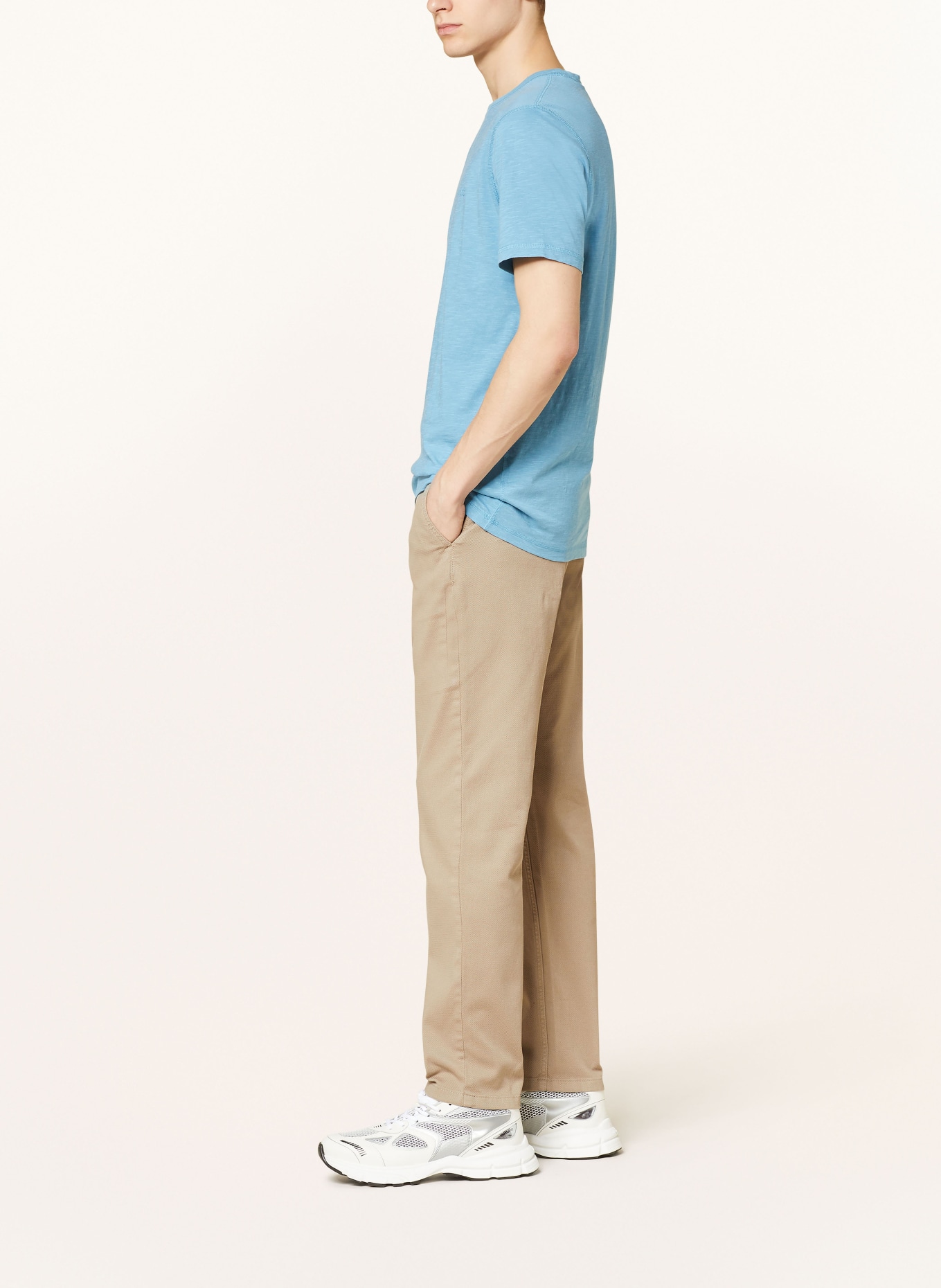 BOSS Chinos tapered fit, Color: LIGHT BROWN (Image 4)